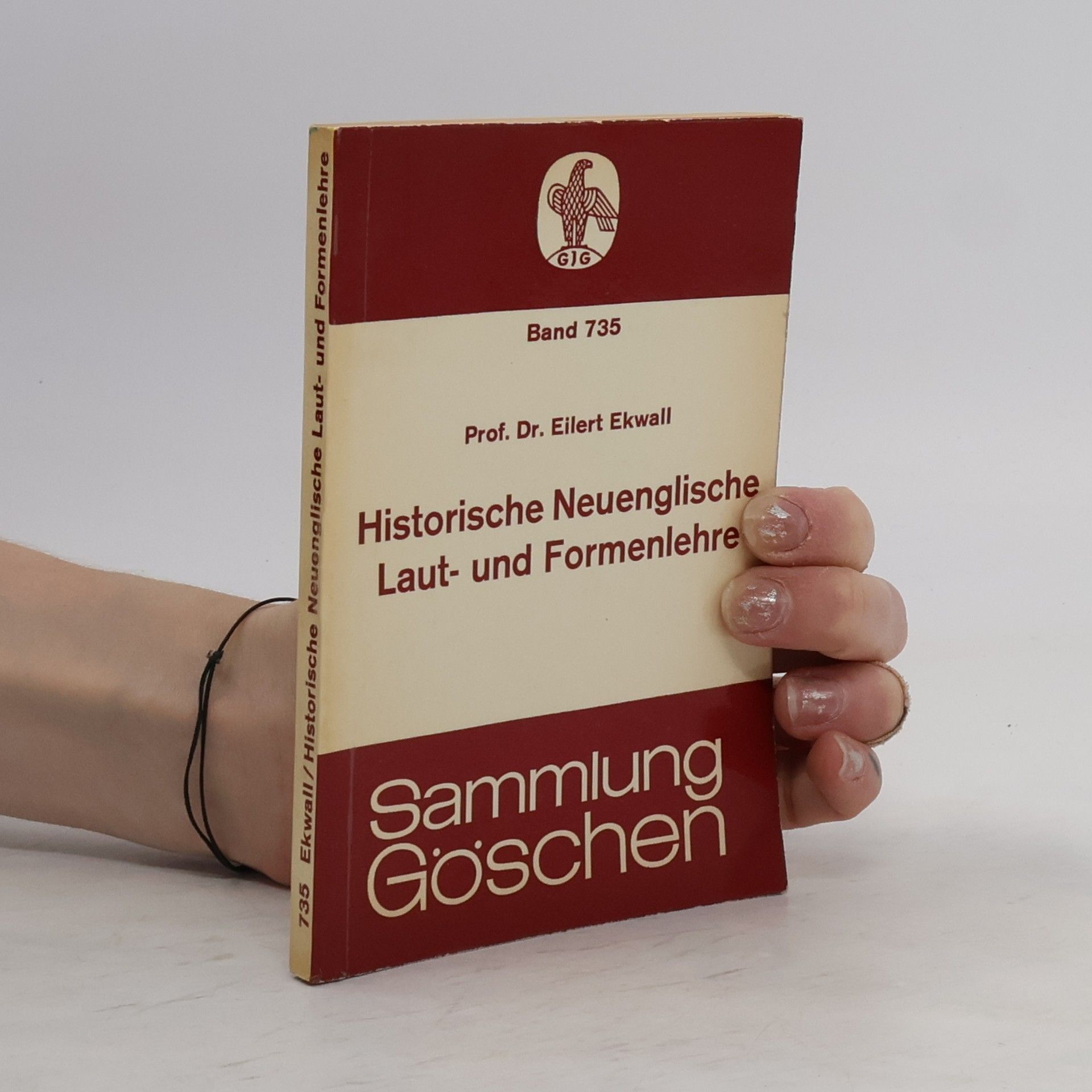 Eilert Ekwall Historische neuenglische Laut- und Formenlehre
