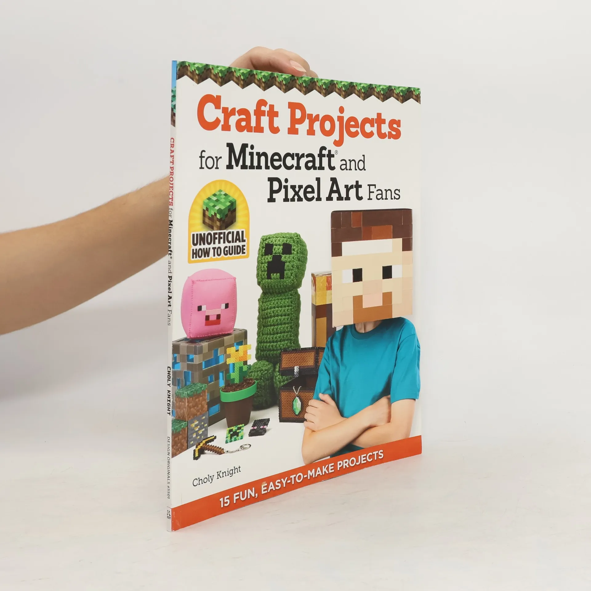 Craft Projects for Minecraft and Pixel Art Fans | Kniha | mäkká | Choly Knight | EN