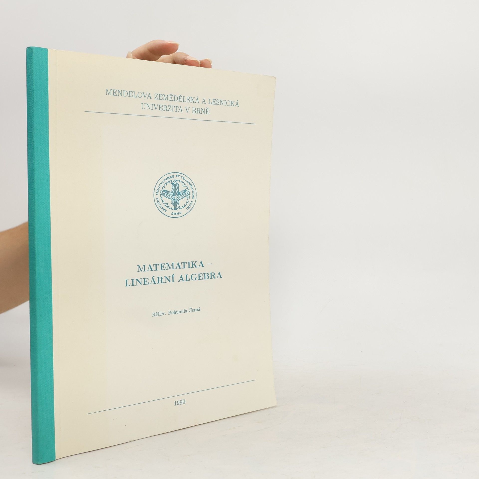 Bohumila Černá Matematika - lineární algebra