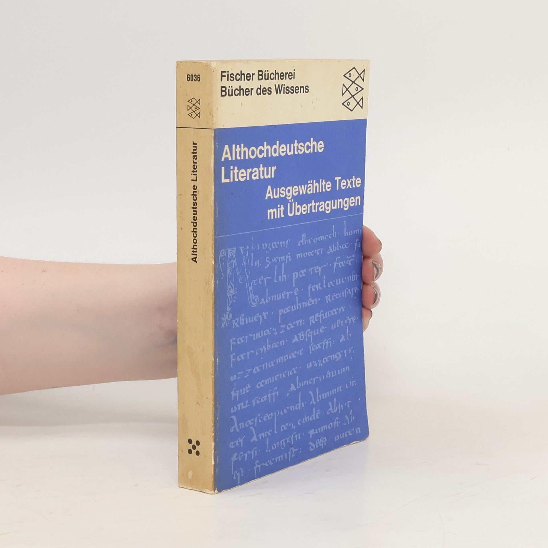 Dieter Schlosser Althochdeutsche Literatur. Ausgewählte Texte mit Übertragungen