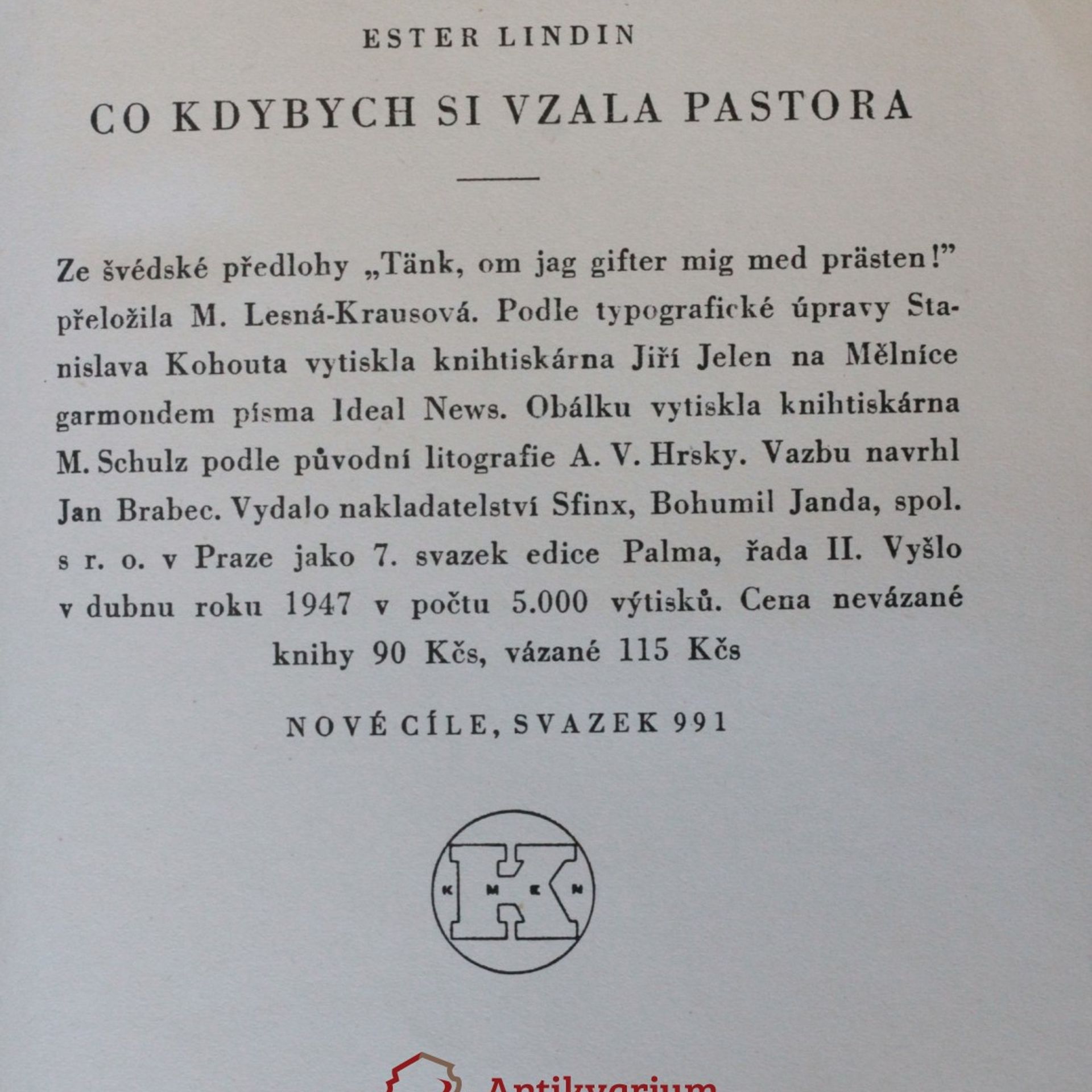 Ester Lindin Co kdybych si vzala pastora