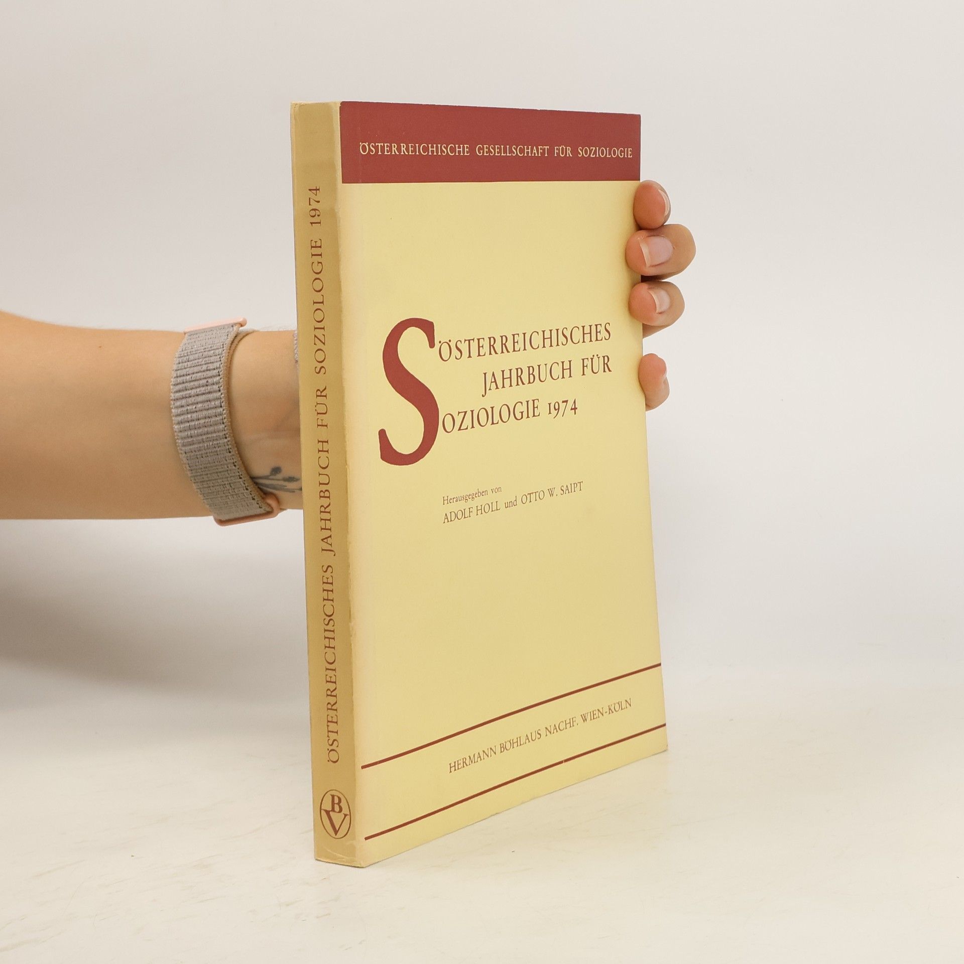 Adolf Holl Österreichisches Jahrbuch für Soziologie 1974