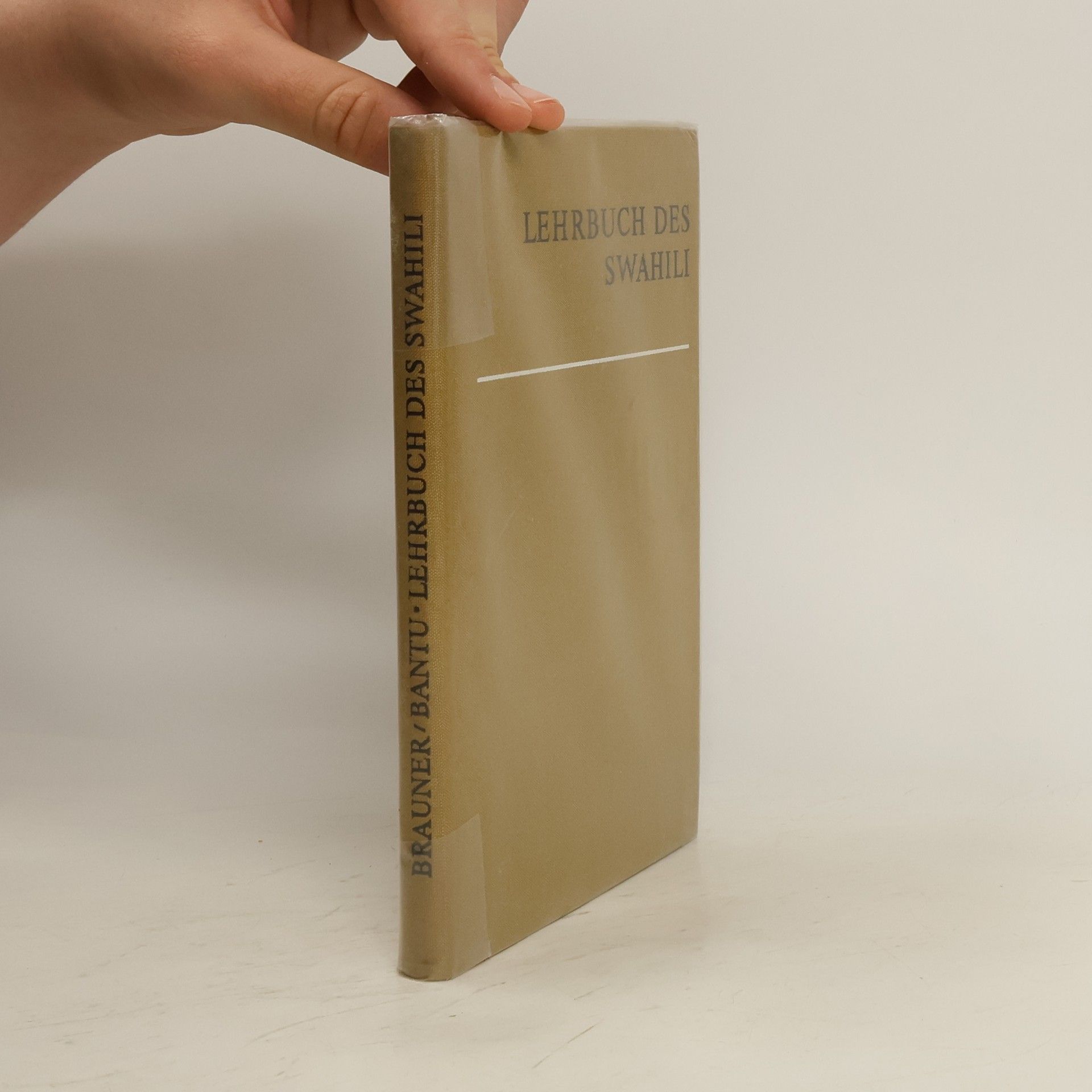 Siegmund Brauner Lehrbuch des Swahili