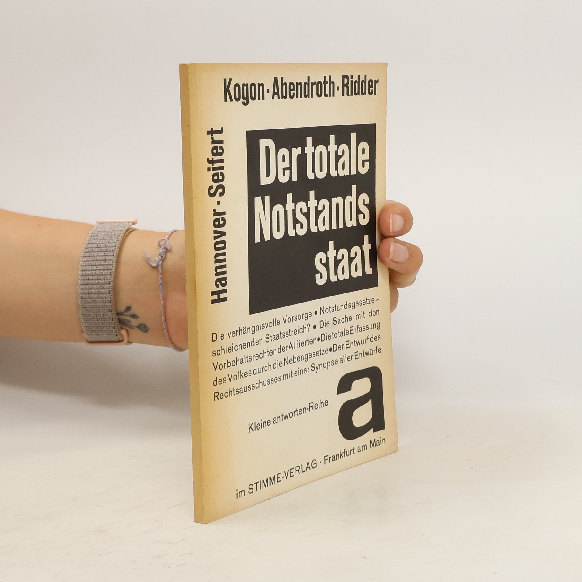 Autorenkollektiv Der totale Notstandsstaat