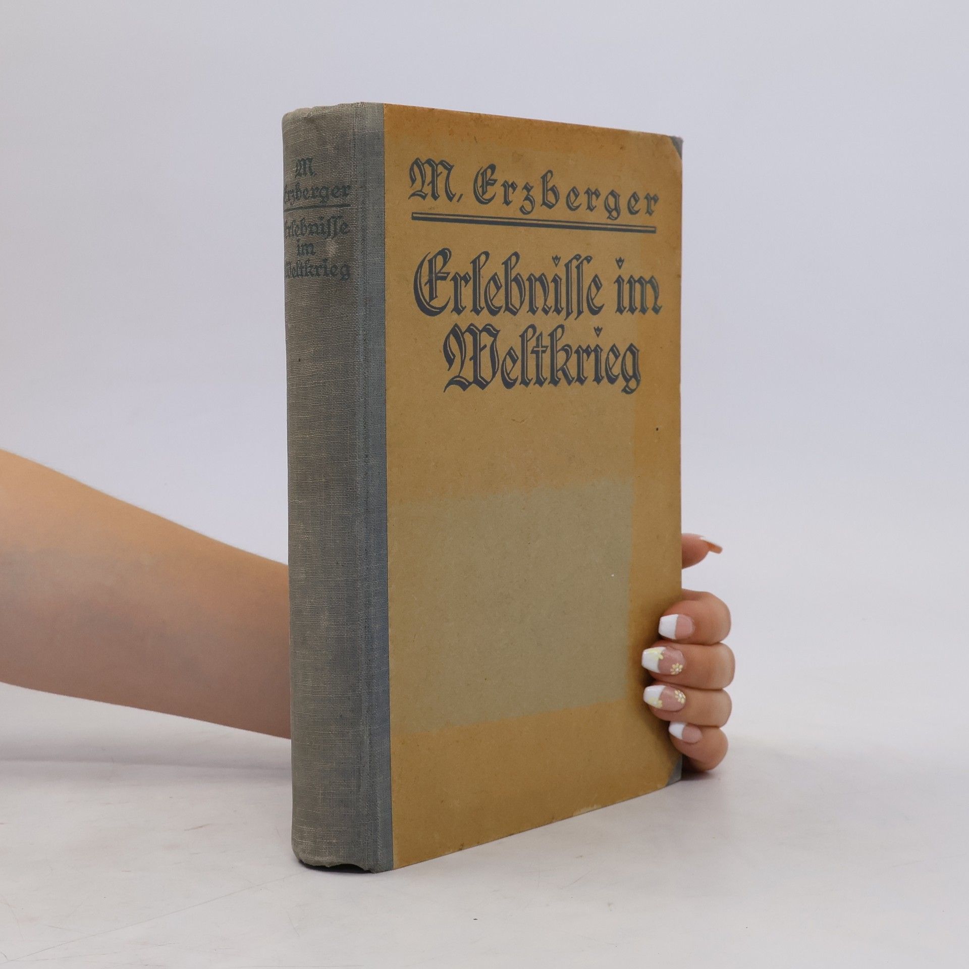 Matthias Erzberger Erlebnisse im Weltkrieg