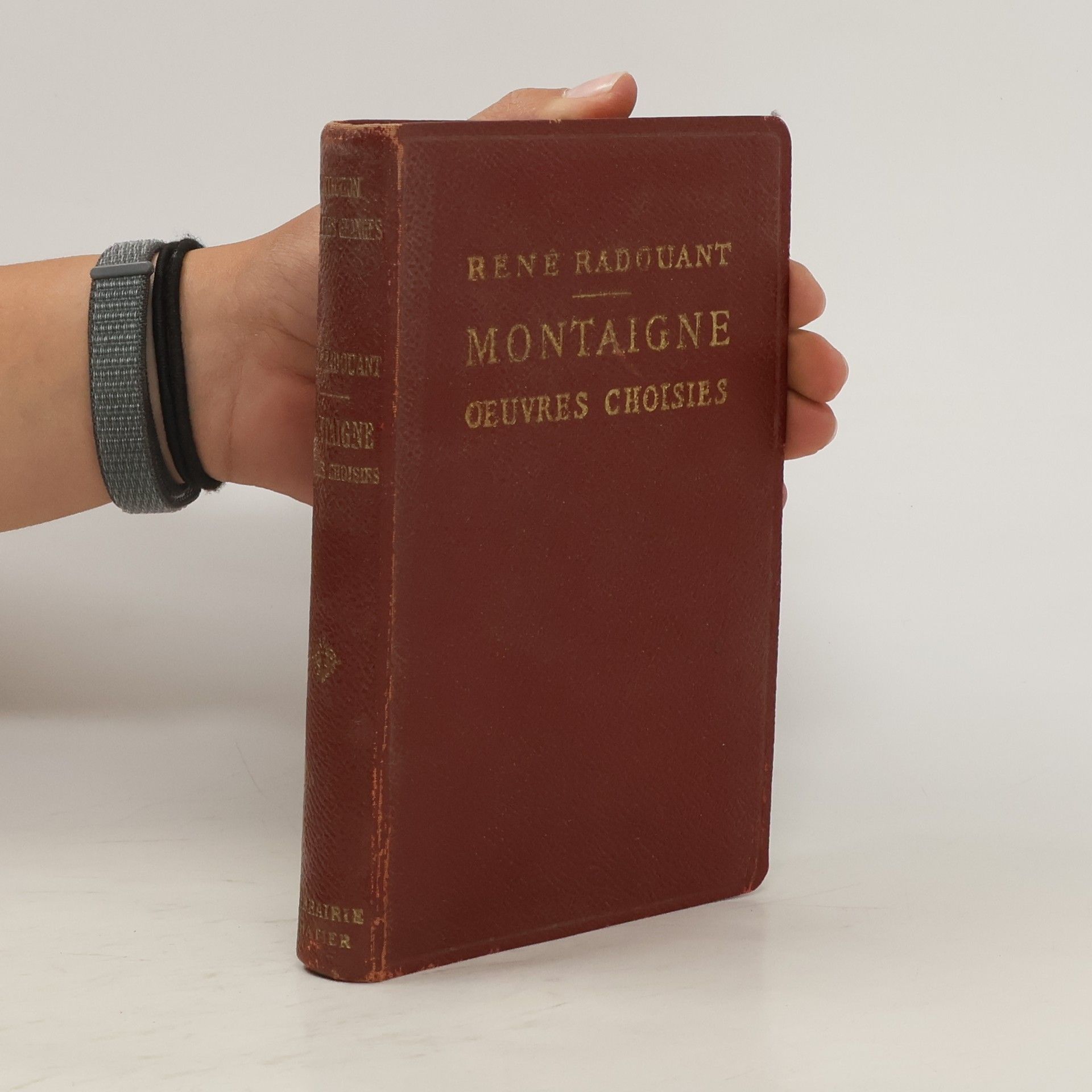 René Radouant Montaigne. Œuvres choisies