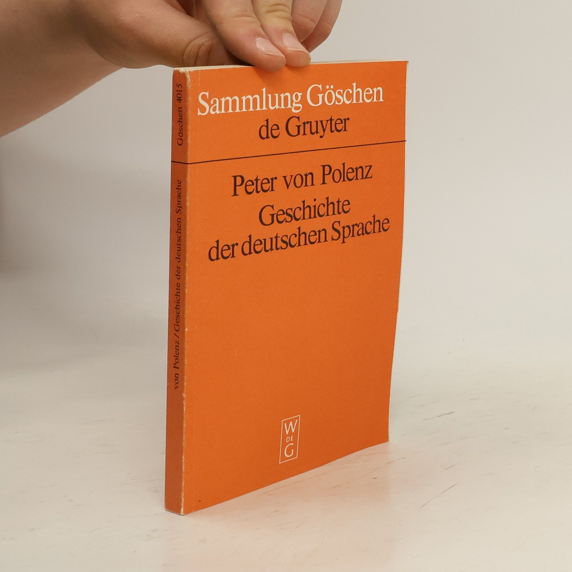Peter von Polenz Geschichte der deutschen Sprache
