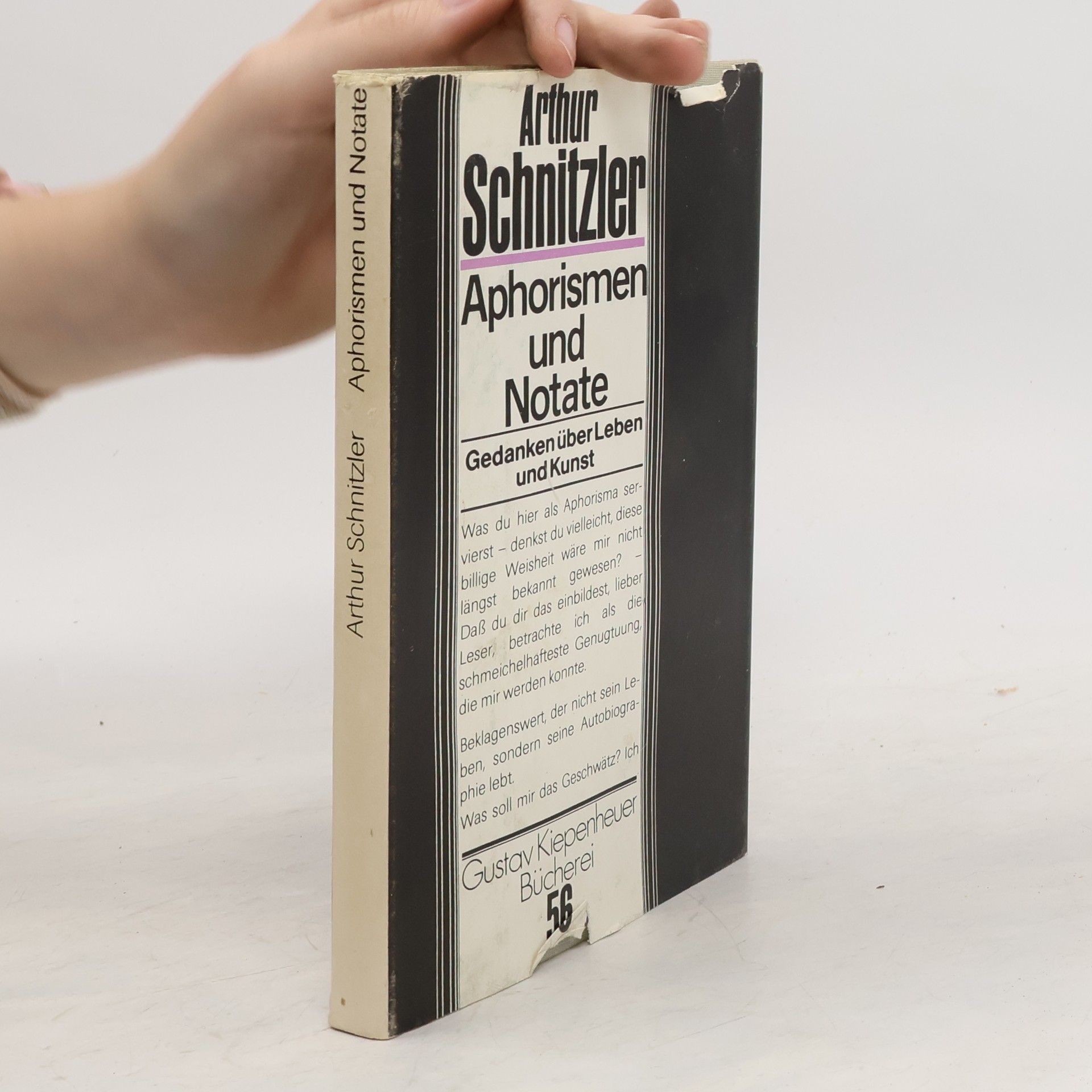 Arthur Schnitzler Aphorismen und Notate