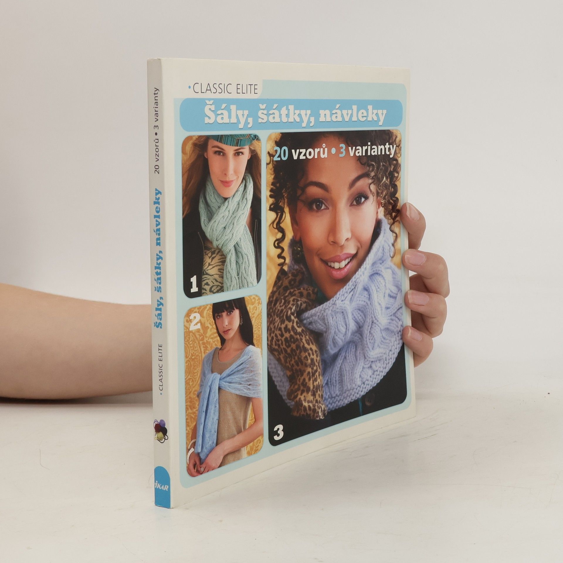 Helena Moravcová Šály, šátky, návleky