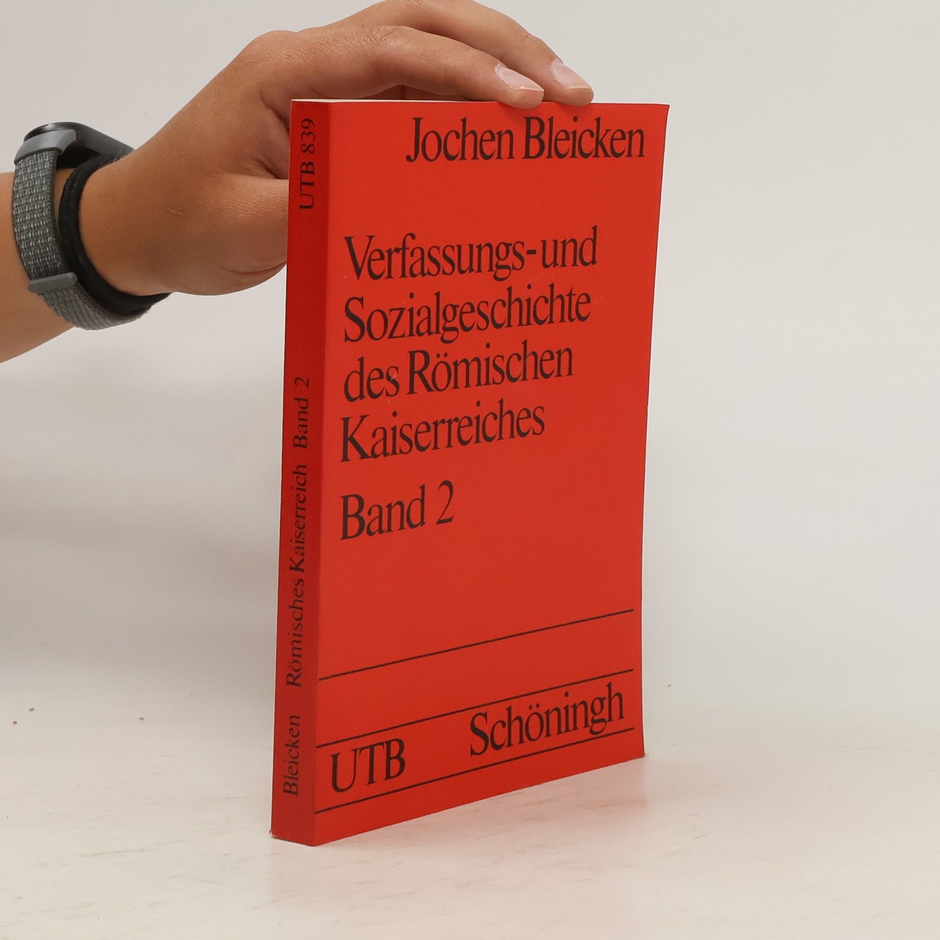 Jochen Bleicken Verfassungs- und Sozialgeschichte des römischen Kaiserreiches
