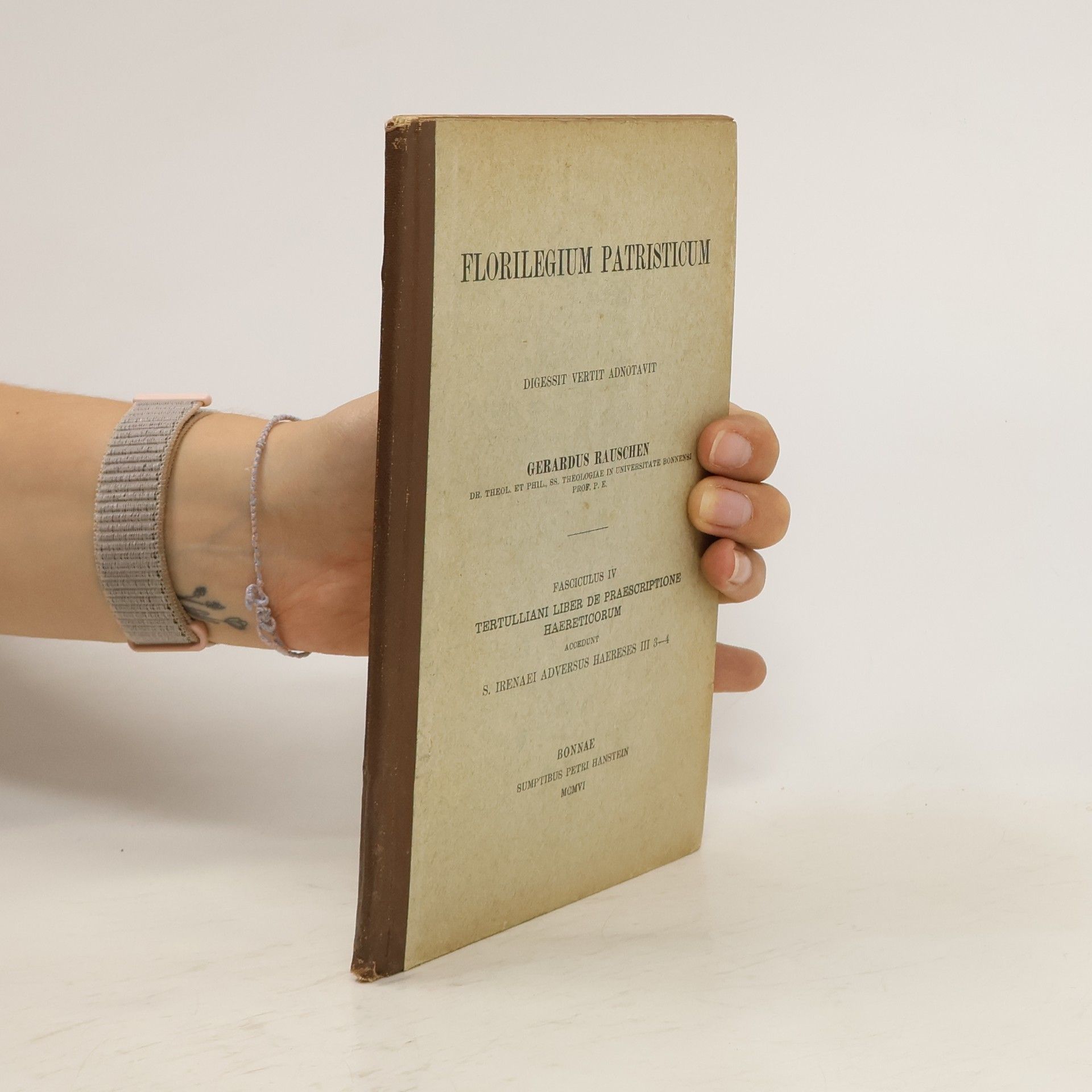 Gerardus Rauschen Florilegium patristicum