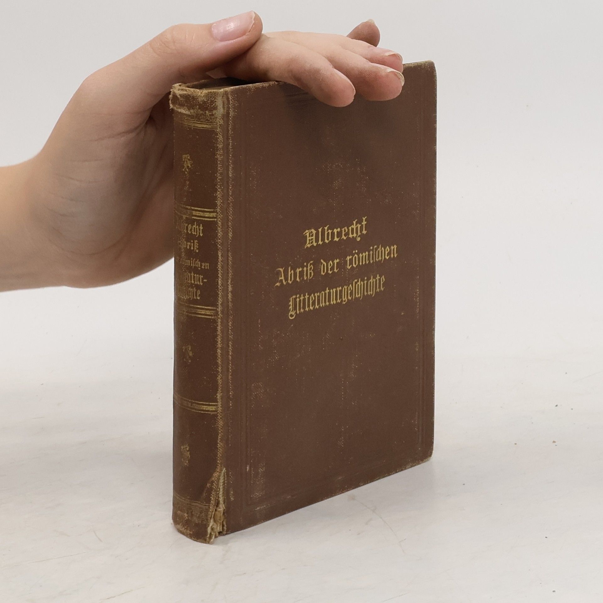 Albrecht Altdorfer Abriss der römischen Litteraturgeschichte