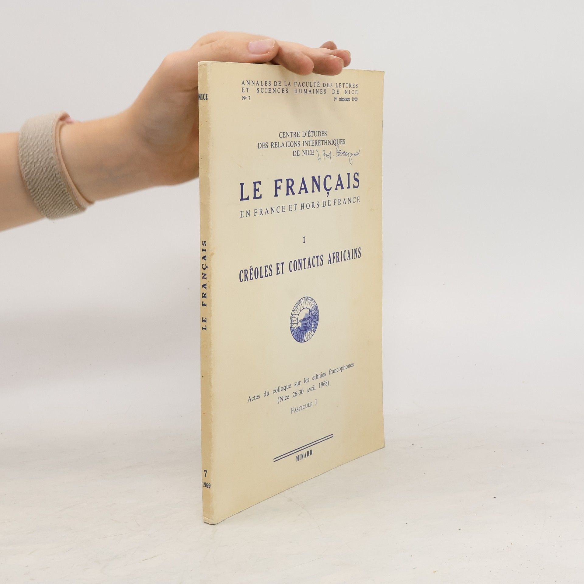 Collectif d'auteurs Le français en France et hors de France I. Créoles et contacts africains