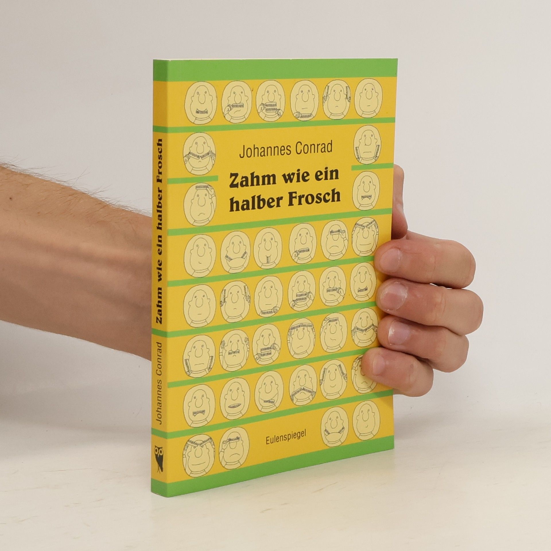 Johannes Conrad Zahm wie ein halber Frosch