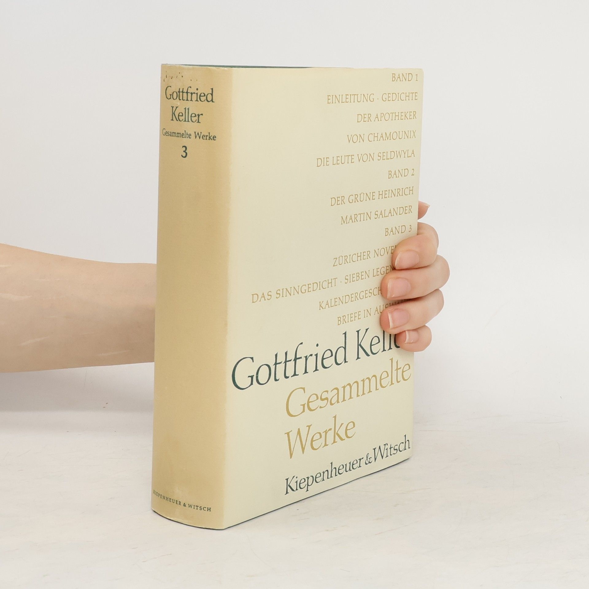 Gottfried Keller Gesammelte Werke 3