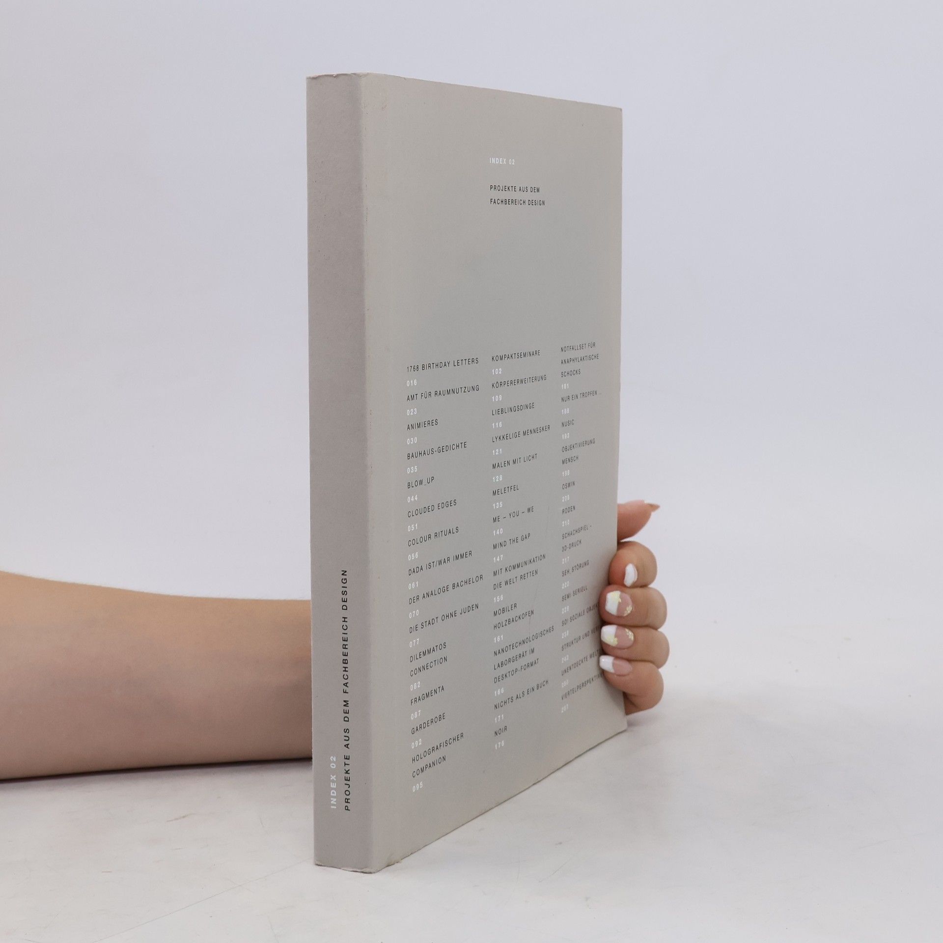 Autorenkollektiv Index 02. Projekte aus dem Fachbereich Design