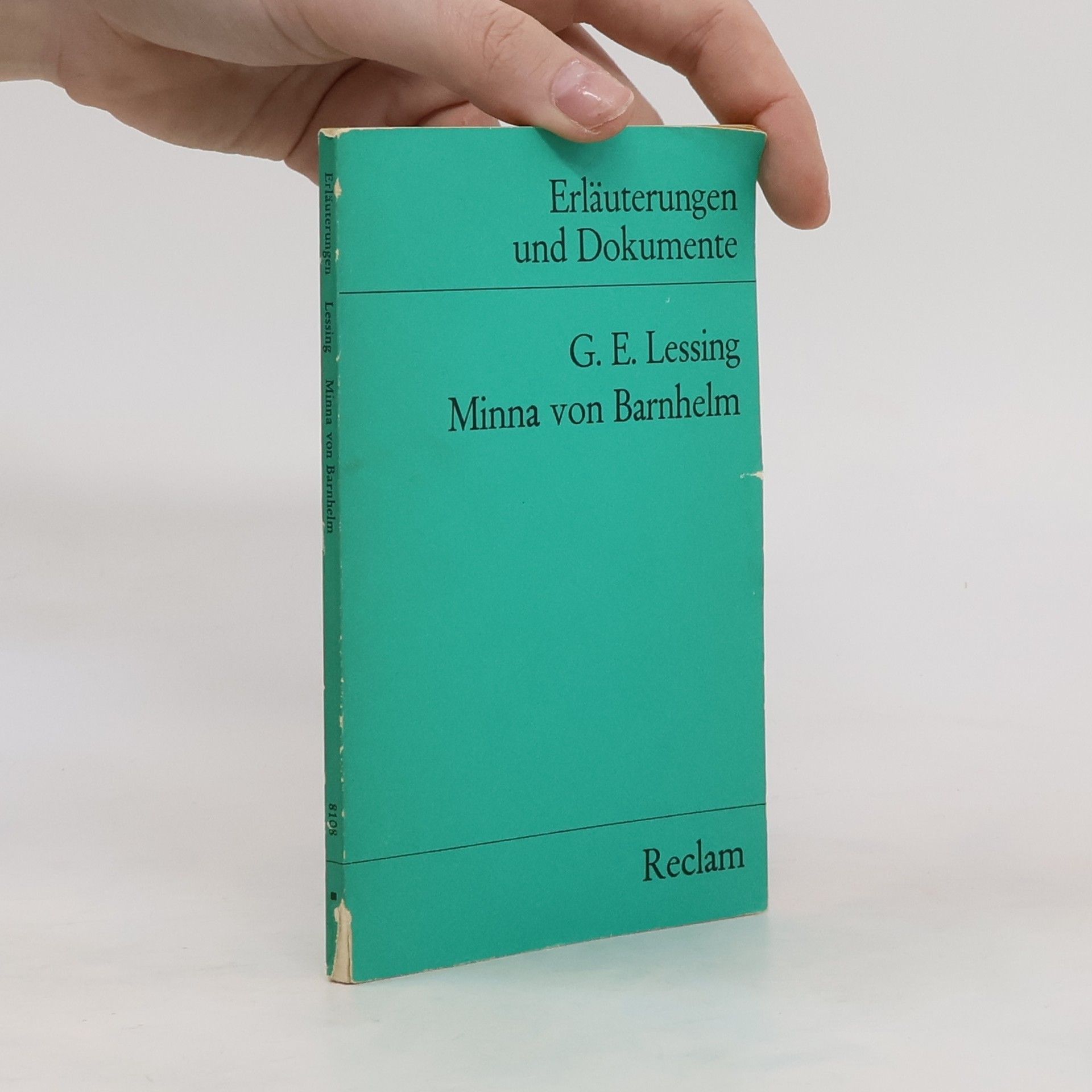 Ju rgen Hein Gotthold Ephraim Lessing, Minna von Barnhelm