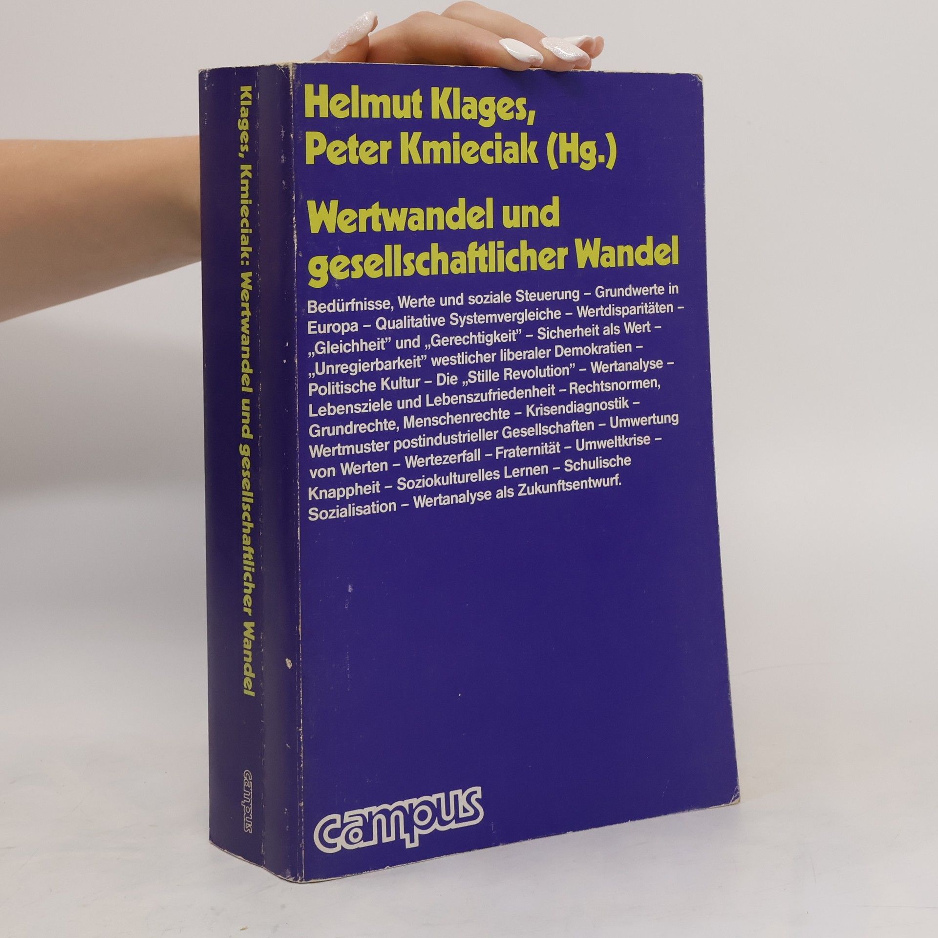 Helmut Klages Wertwandel und gesellschaftlicher Wandel
