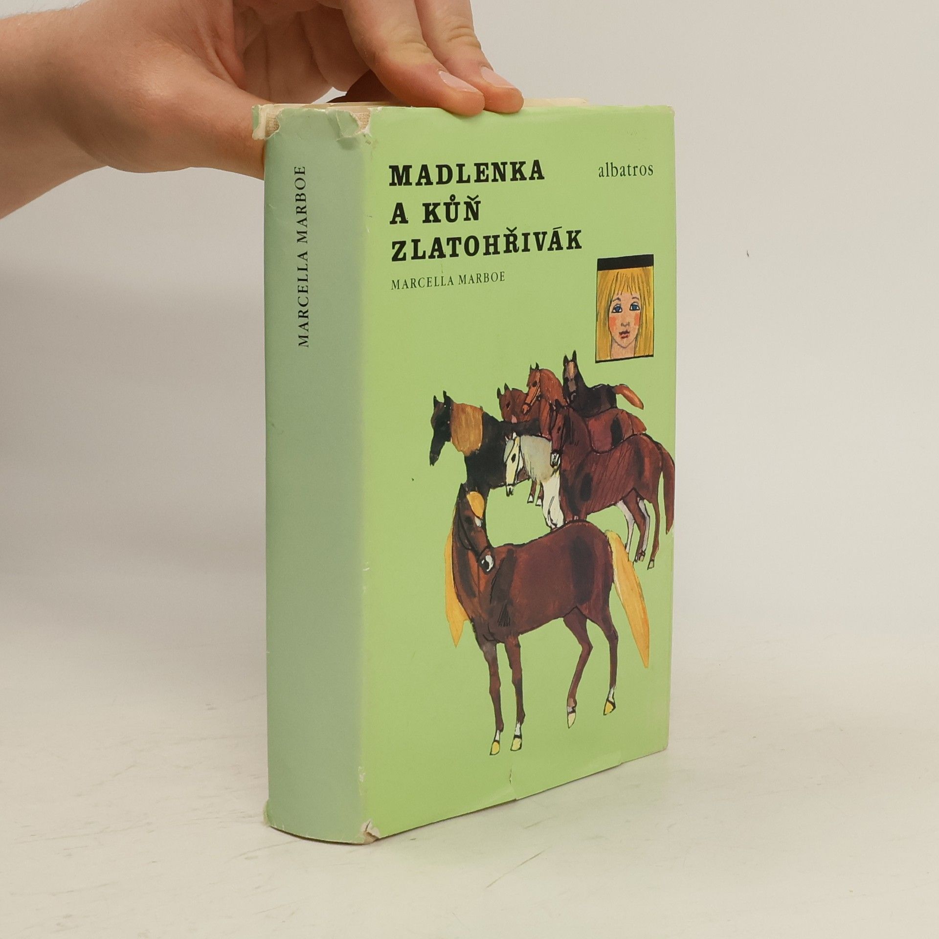 Marcella Marboe Madlenka a kůň Zlatohřivák