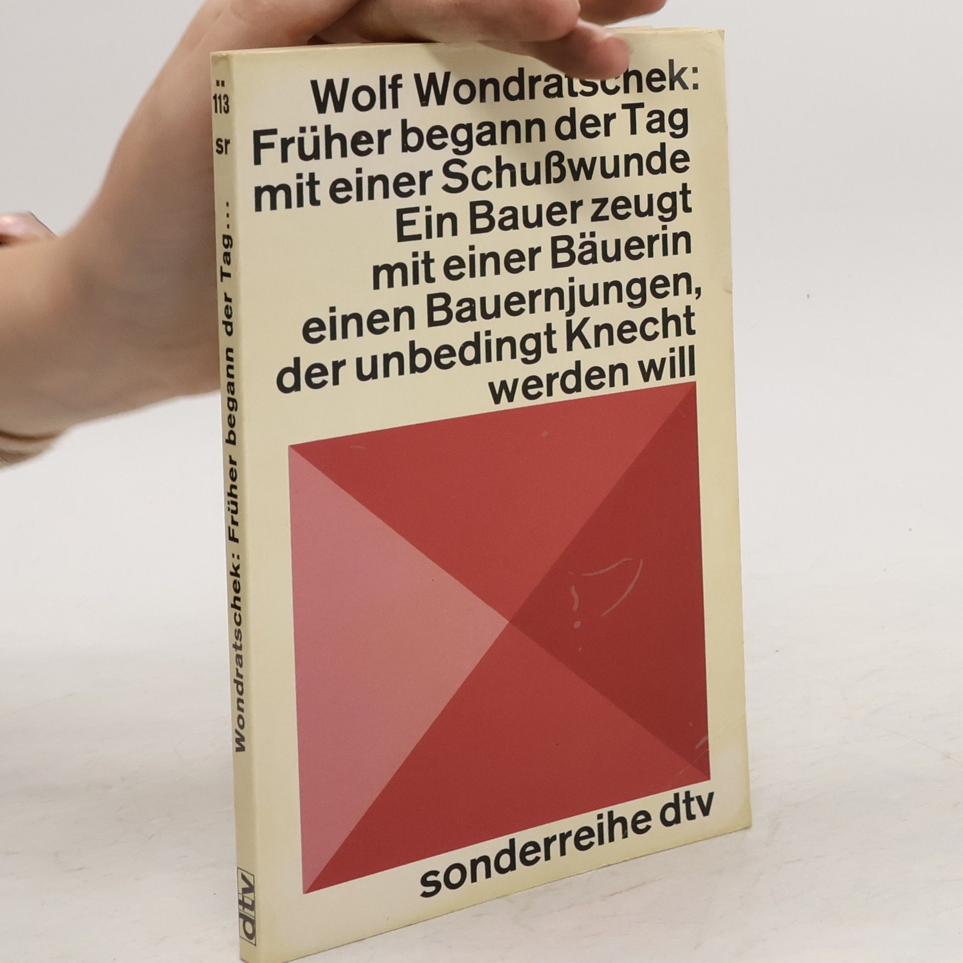 Wolf Wondratschek Früher begann der Tag mit einer Schusswunde