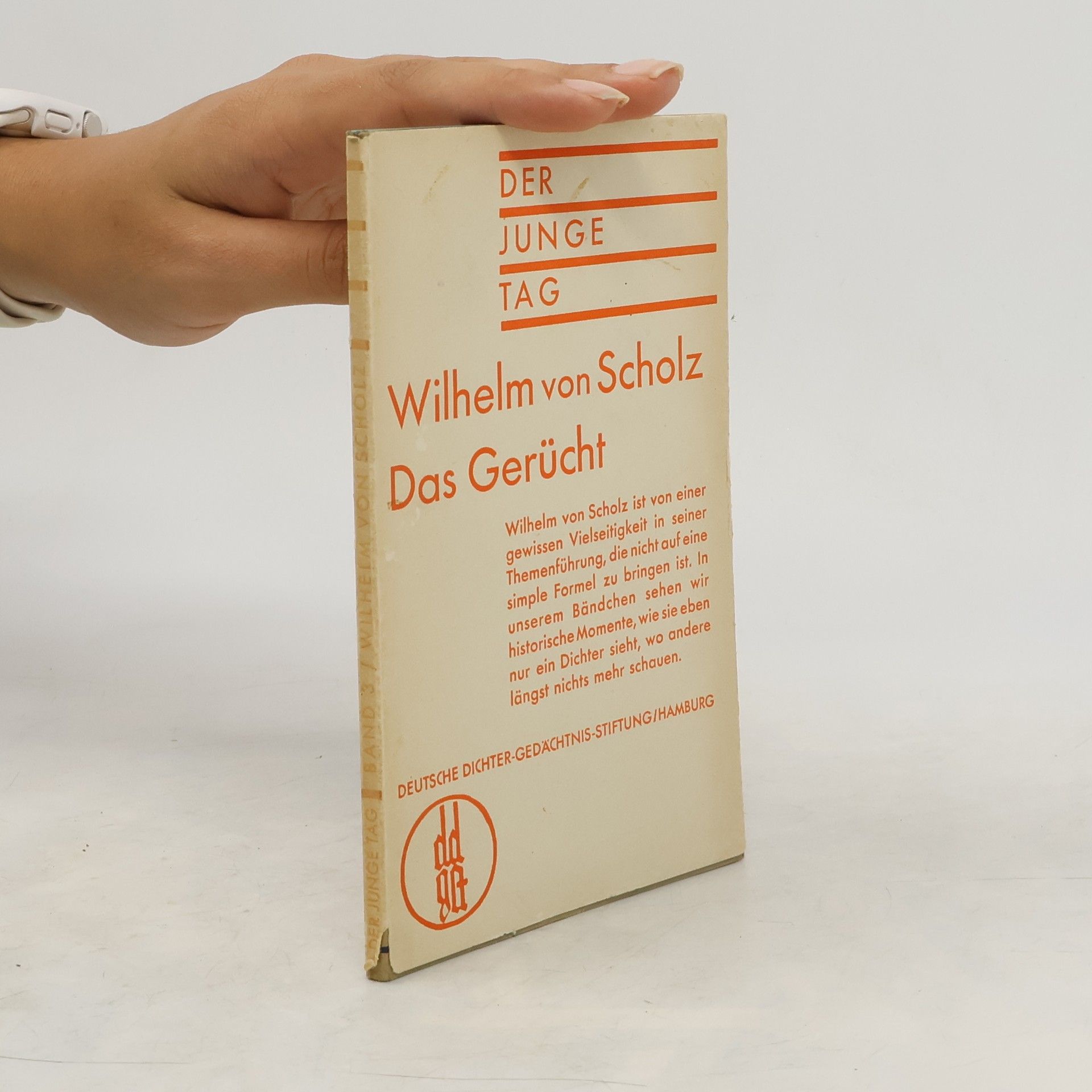 Wilhelm von Scholz Das Gerücht
