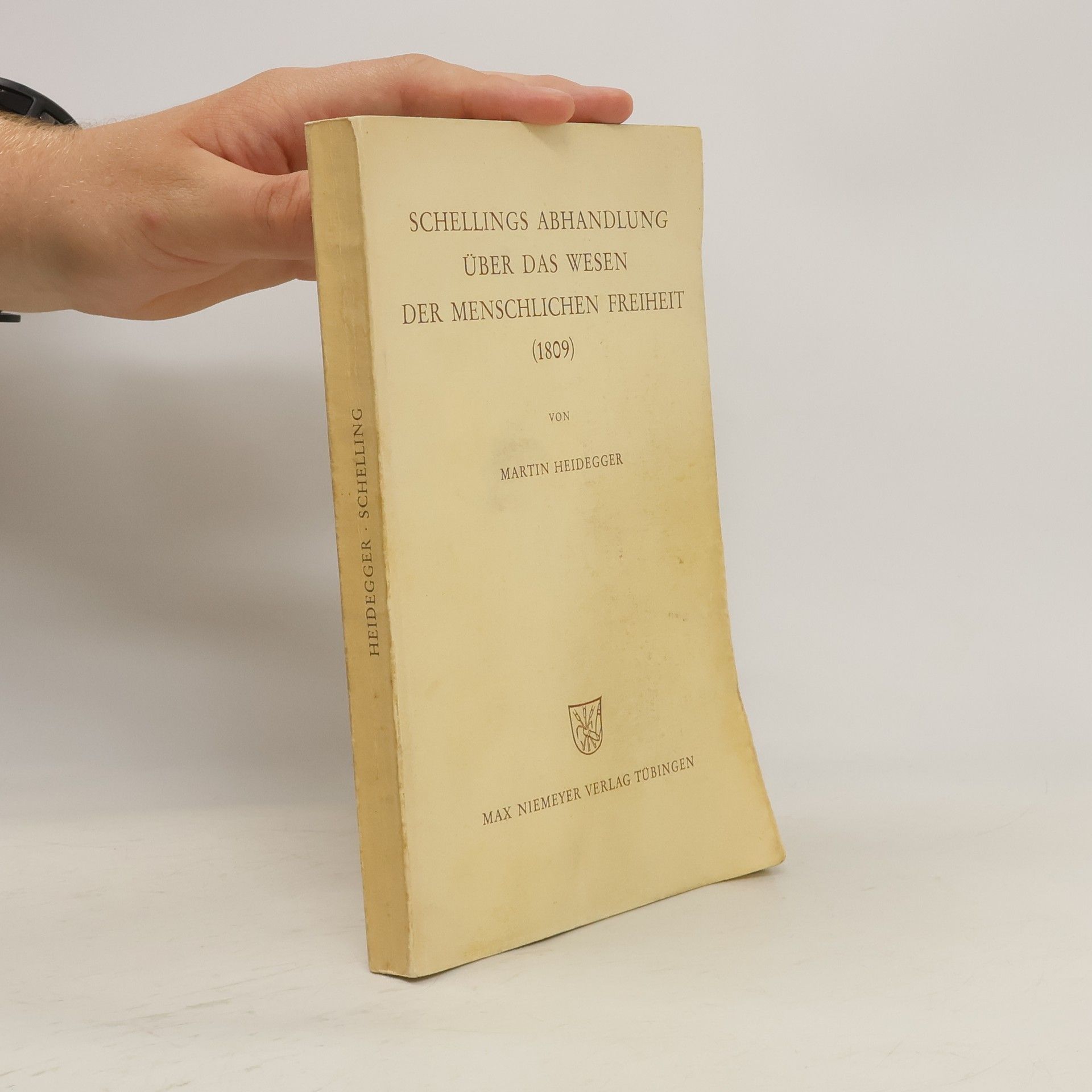 Martin Heidegger Schellings Abhandlung Über das Wesen der menschlichen Freiheit