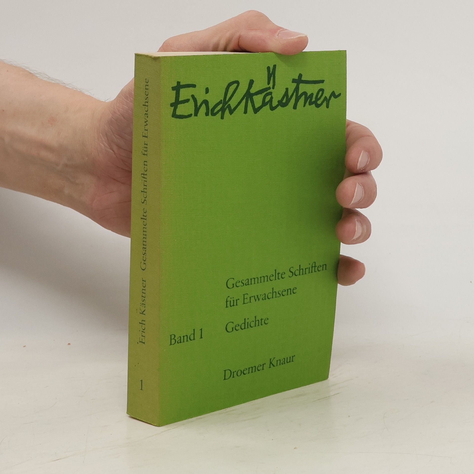 Erich Kästner Gesammelte Schriften für Erwachsene. Band 1