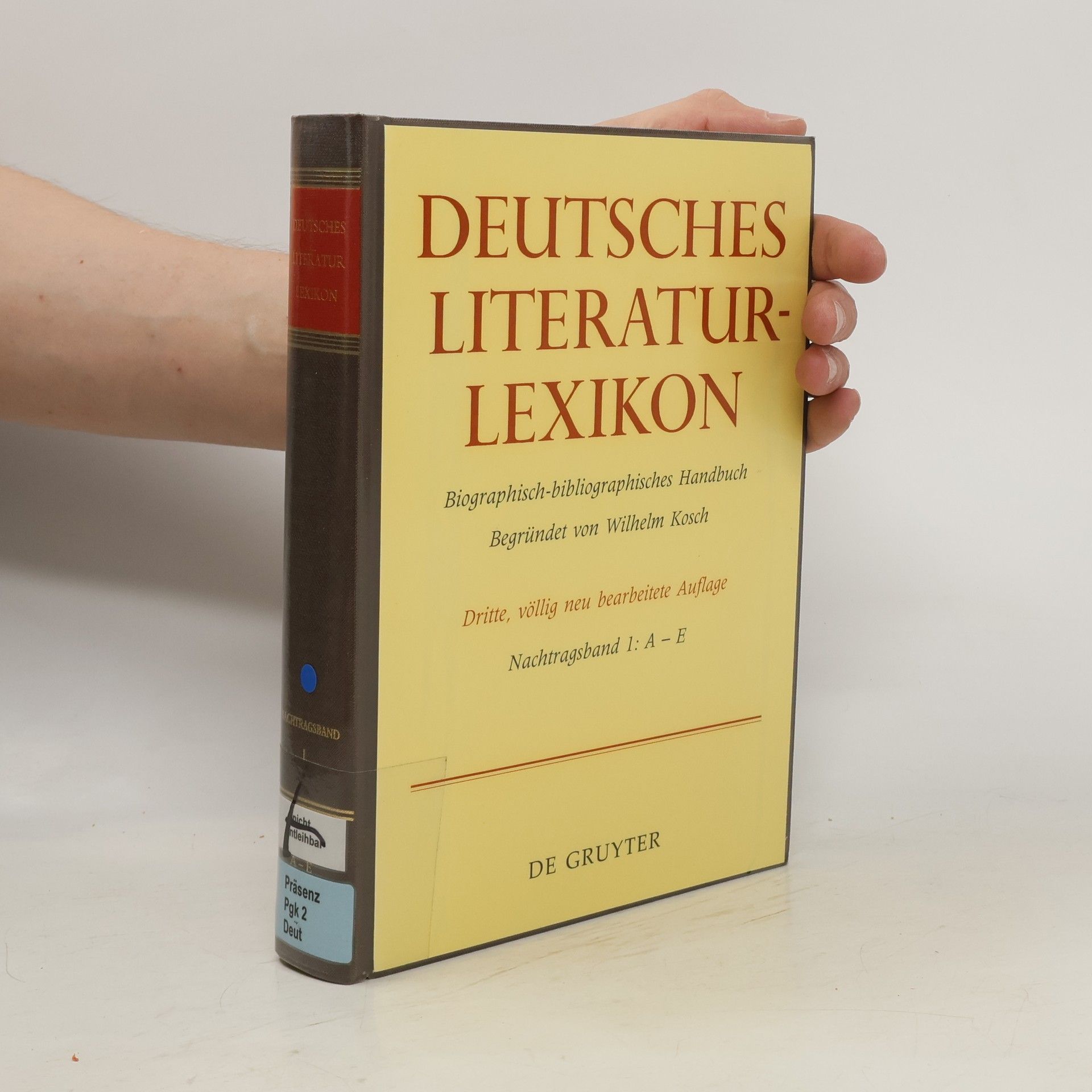Wolfgang Achnitz Deutsches Literatur-Lexikon / A - E