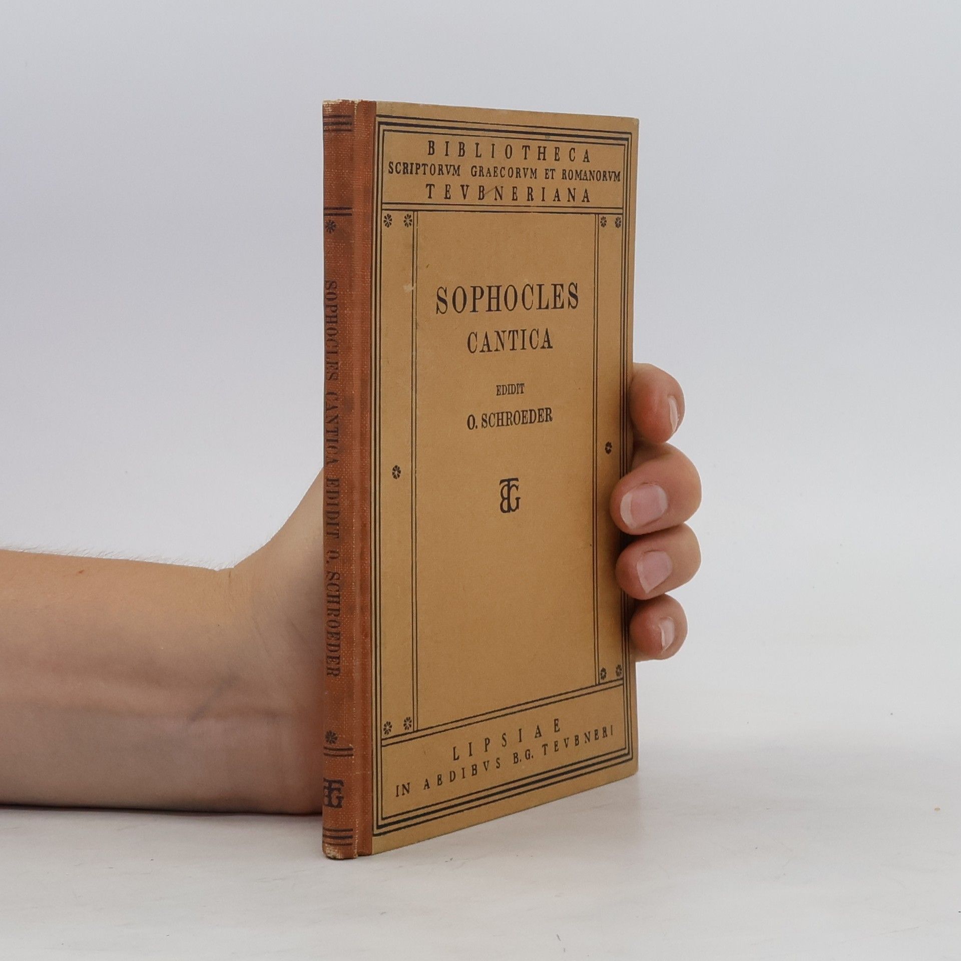 Otto Schroeder Sophocles Cantica