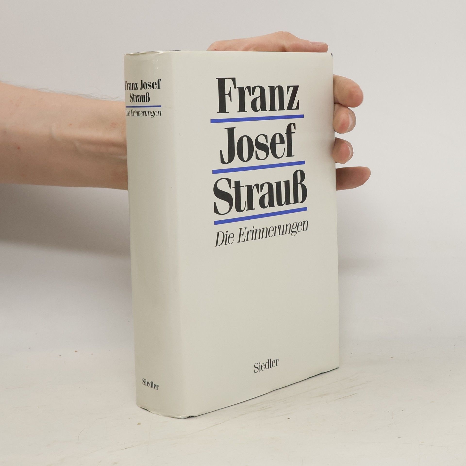 Franz Josef Strauß Die Erinnerungen