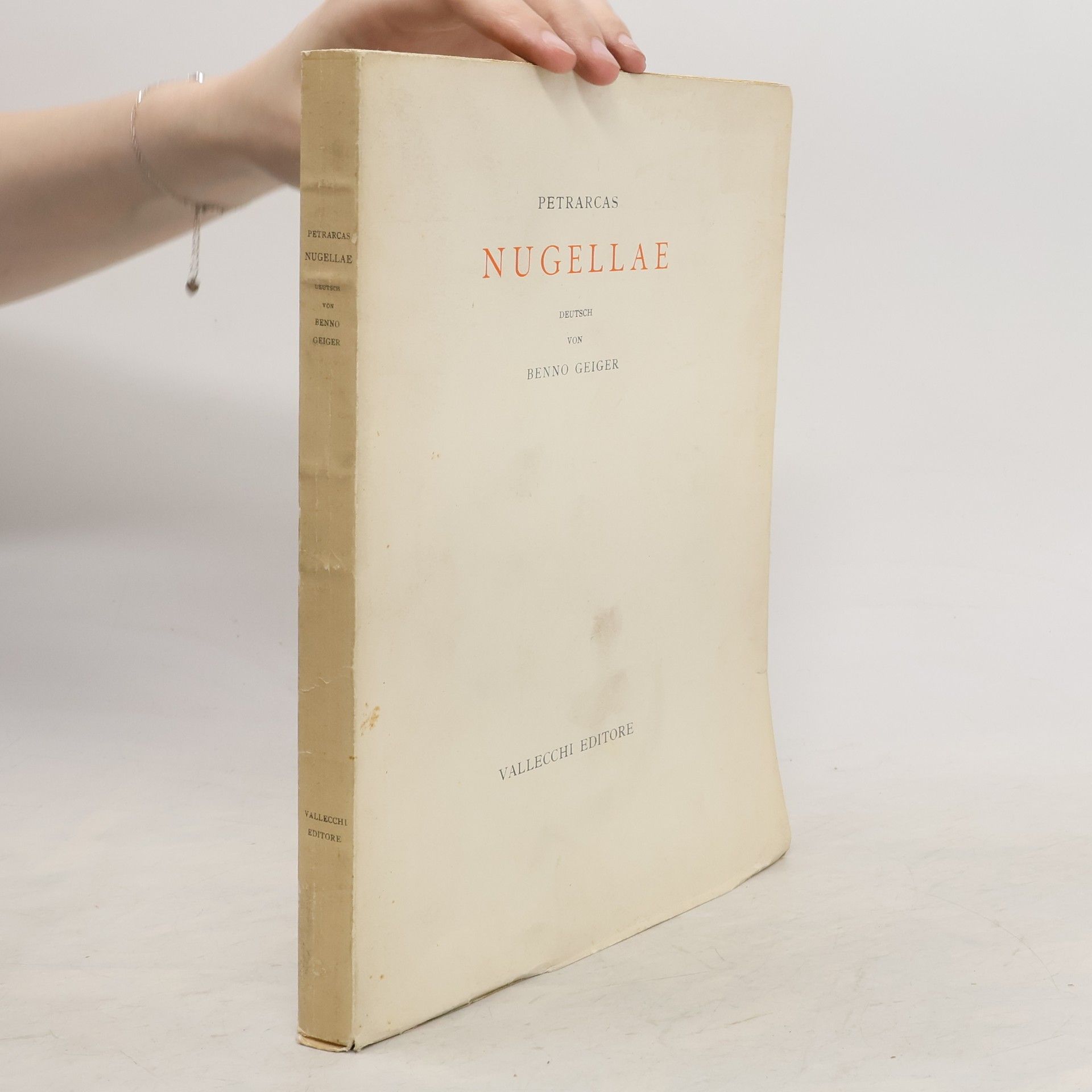Benno Geiger Petrarcas Nugellae