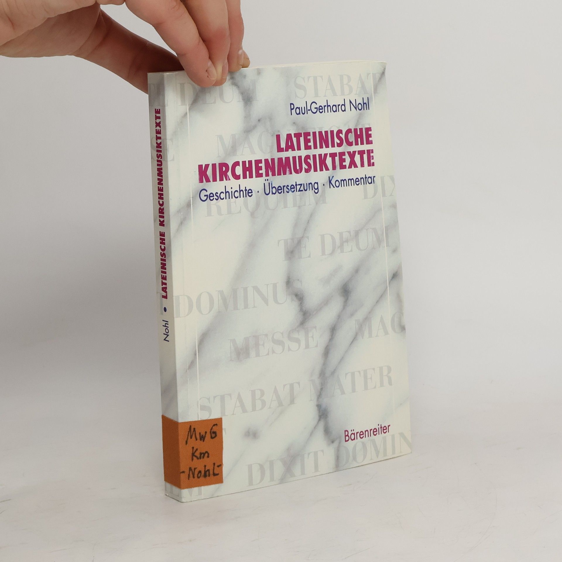 Paul-Gerhard Platte Lateinische Kirchenmusiktexte