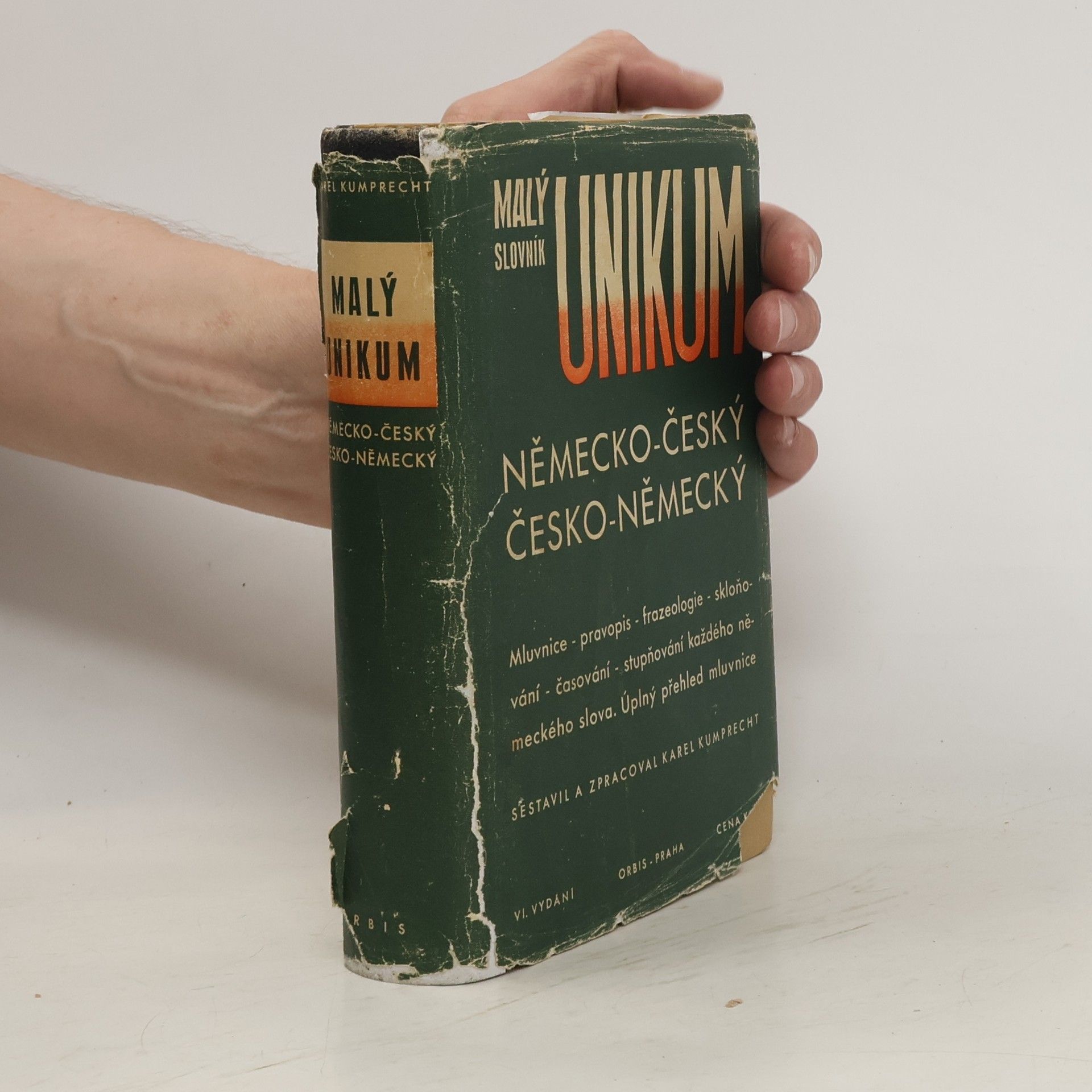 Karel Kumprecht Malý slovník Unikum: Německo-český, Česko-německý