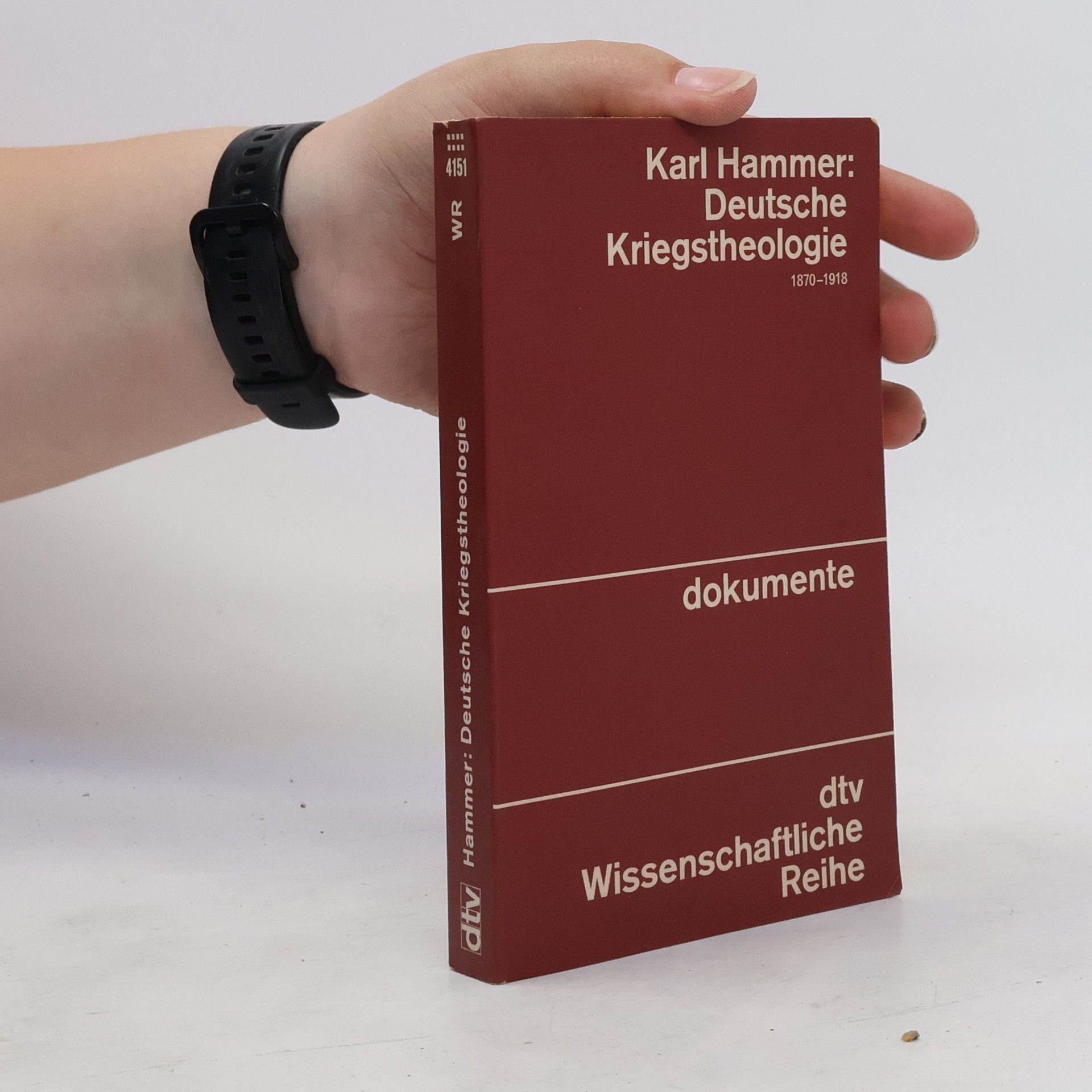 Karl Hammer Deutsche Kriegstheologie, 1870-1918