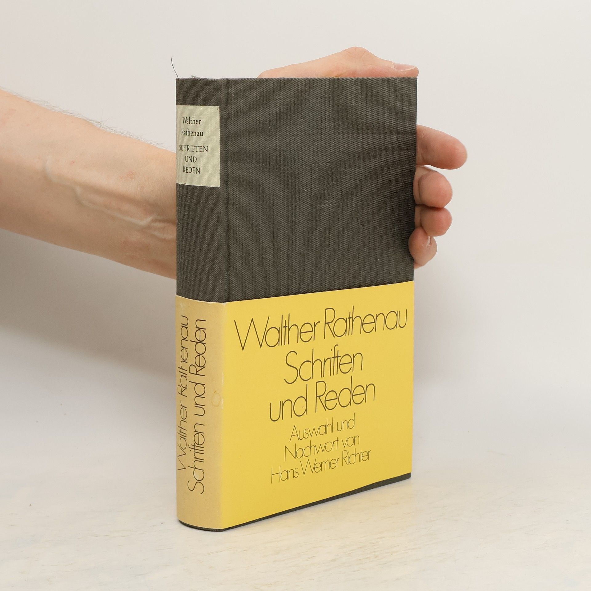 Walther Rathenau Schriften und Reden