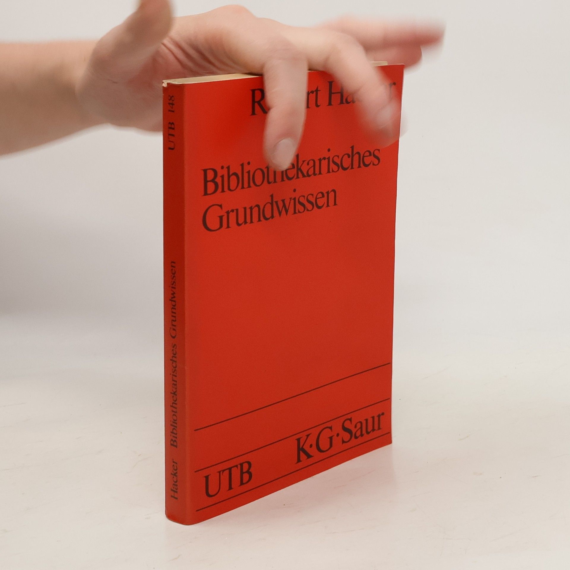 Rupert Hacker Bibliothekarisches Grundwissen