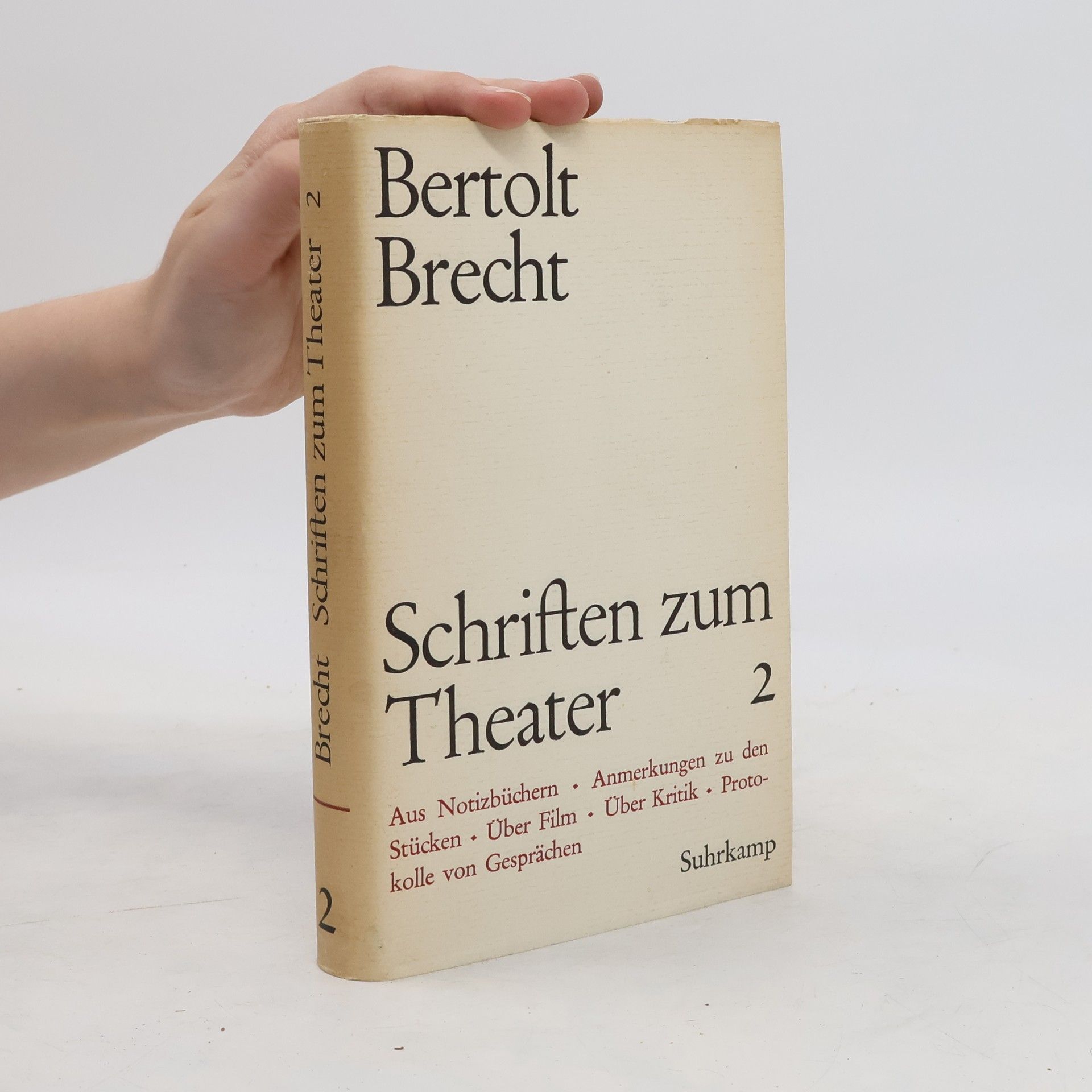 Bertolt Brecht Schriften zum Theater 2