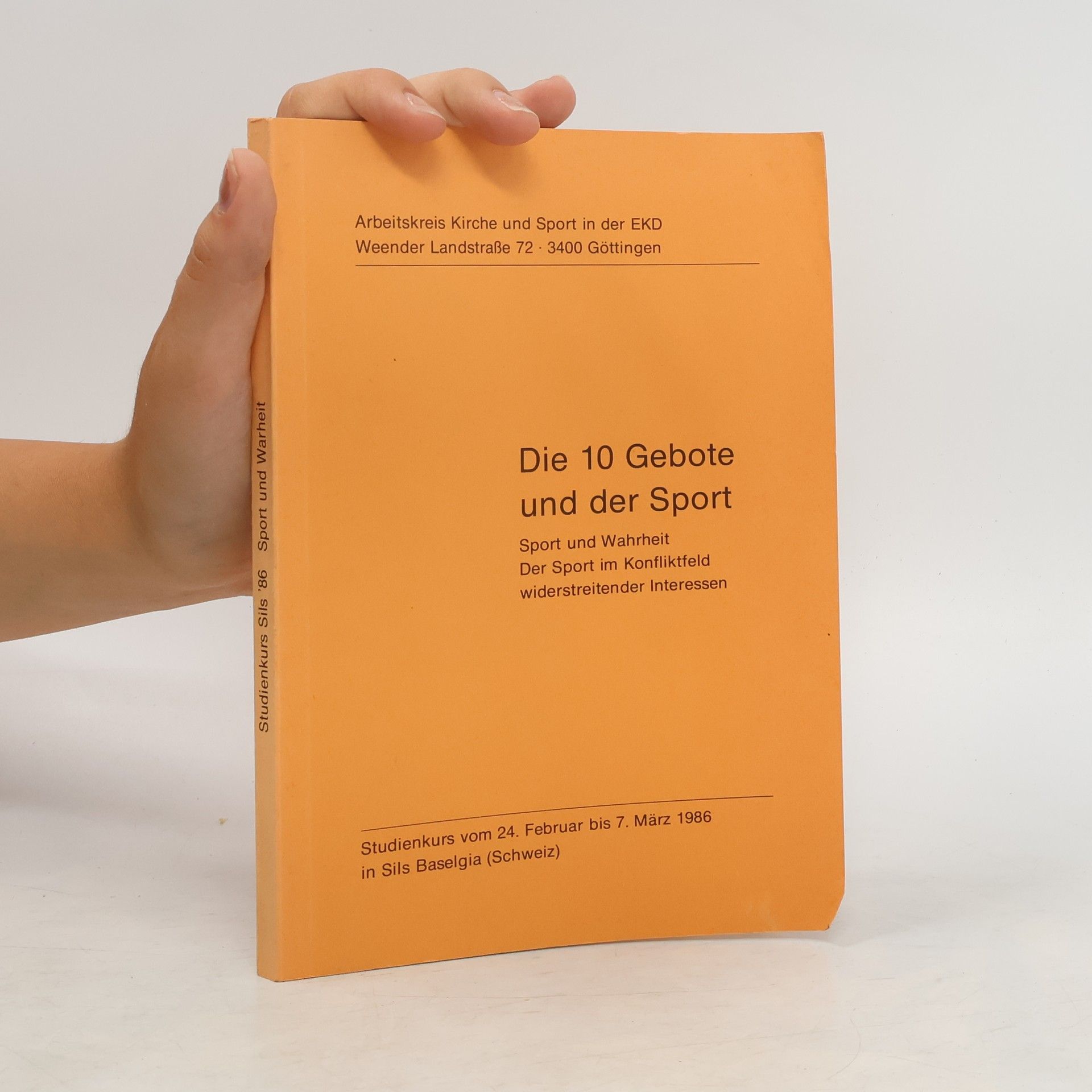 AA.VV. Die 10 Gebote und der Sport