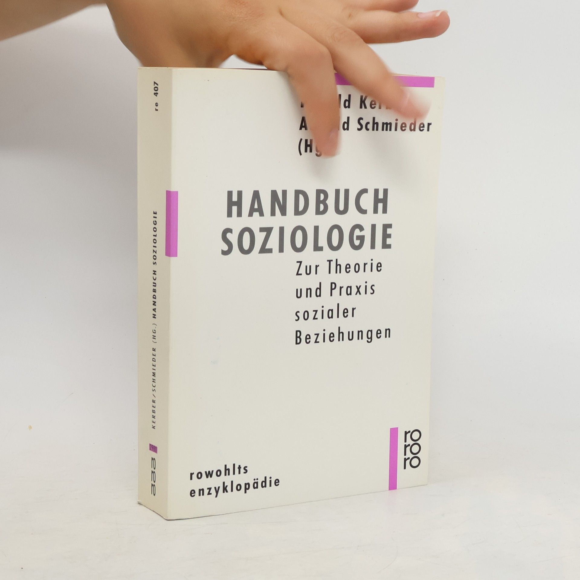 Harald Kerber Handbuch Soziologie