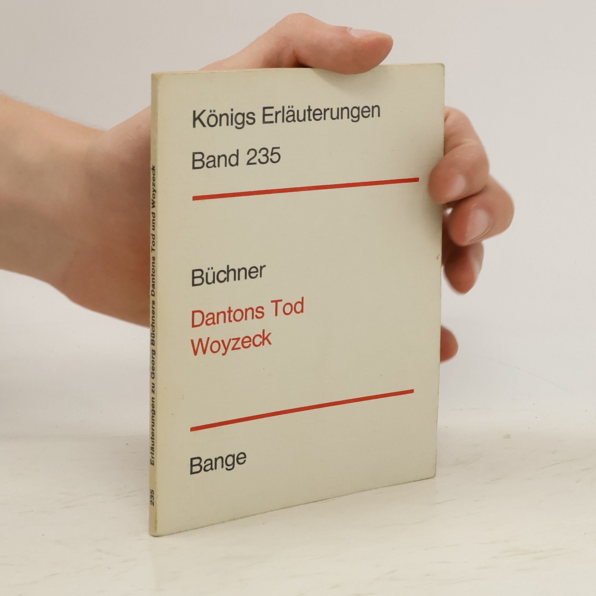 Karl Brinkmann Erläuterungen zu Georg Büchners Dantons Tod und Woyzeck