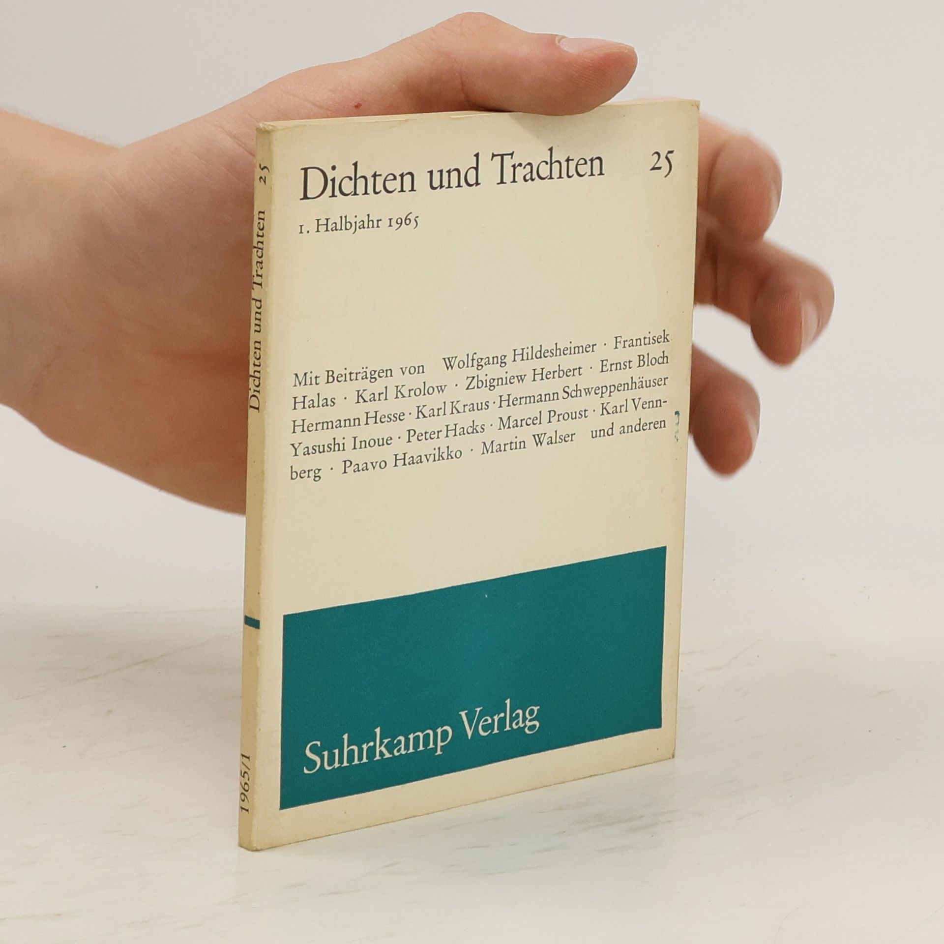 Collectif d'auteurs Dichten und Trachten 25
