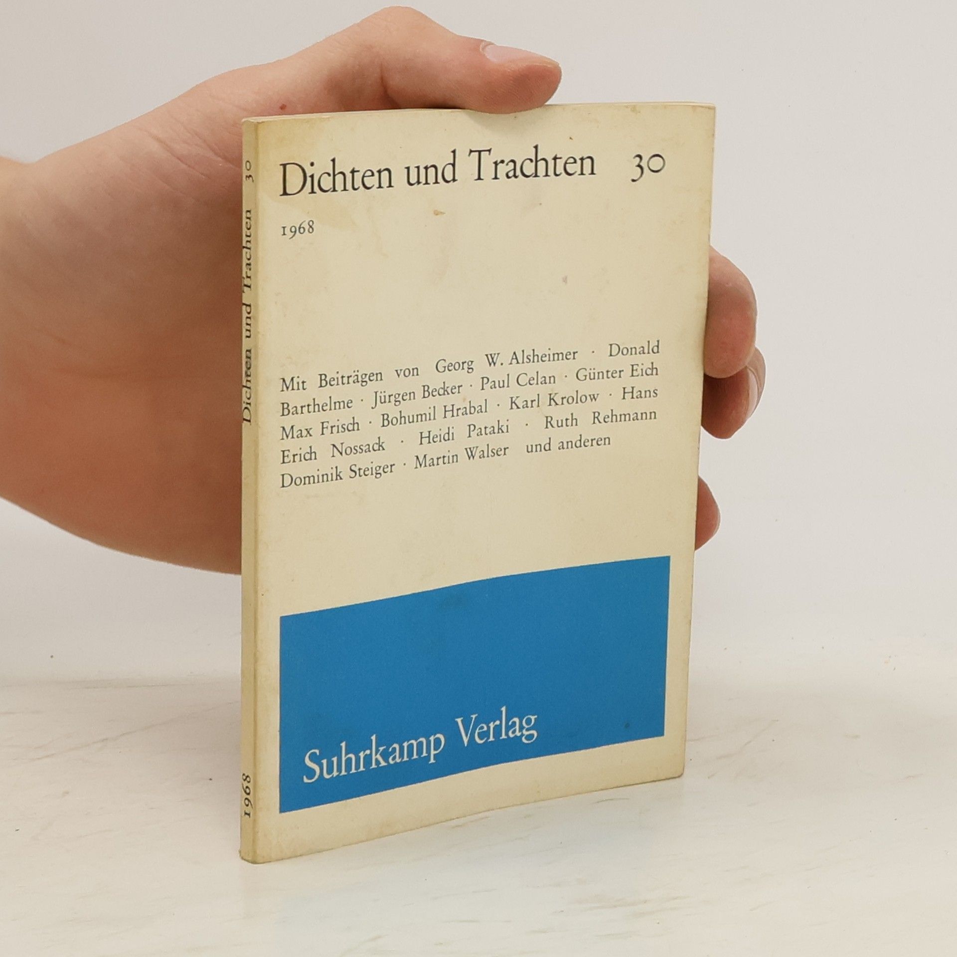 AA.VV. Dichten und Trachten 30