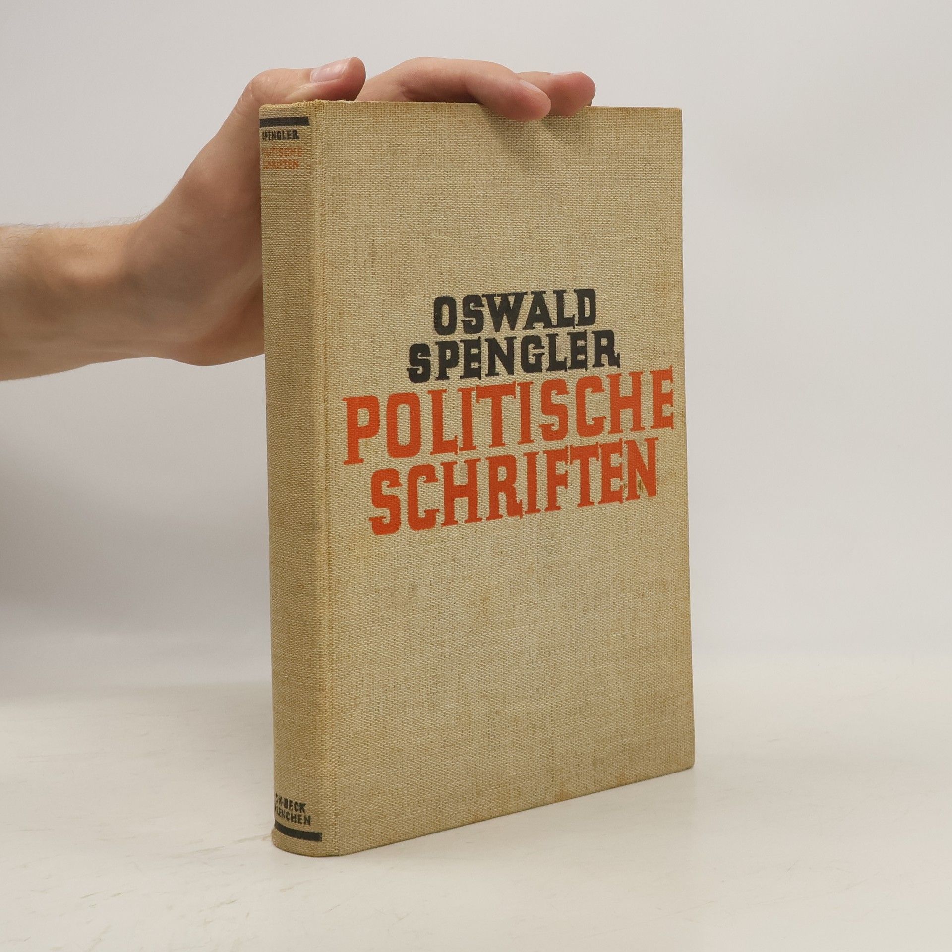 Oswald Spengler Politische Schriften