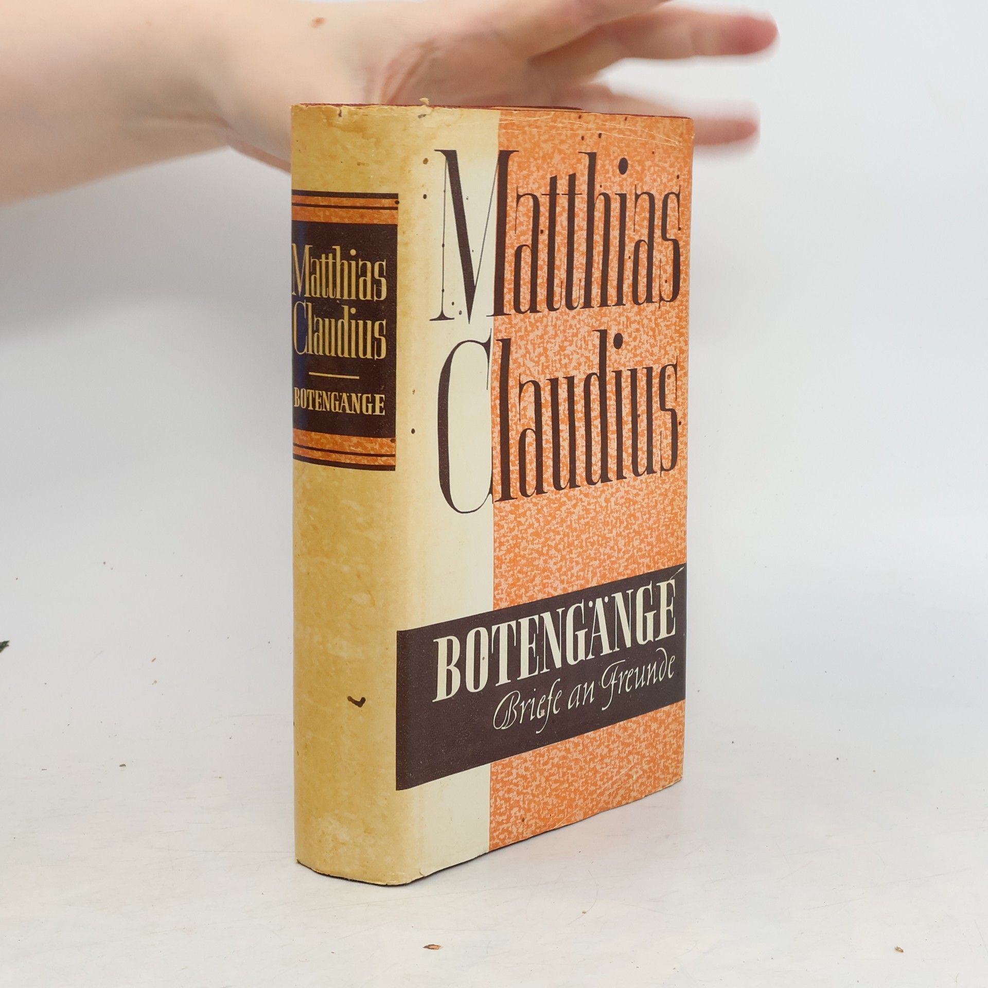 Matthias Claudius Botengänge: Briefe an Freunde