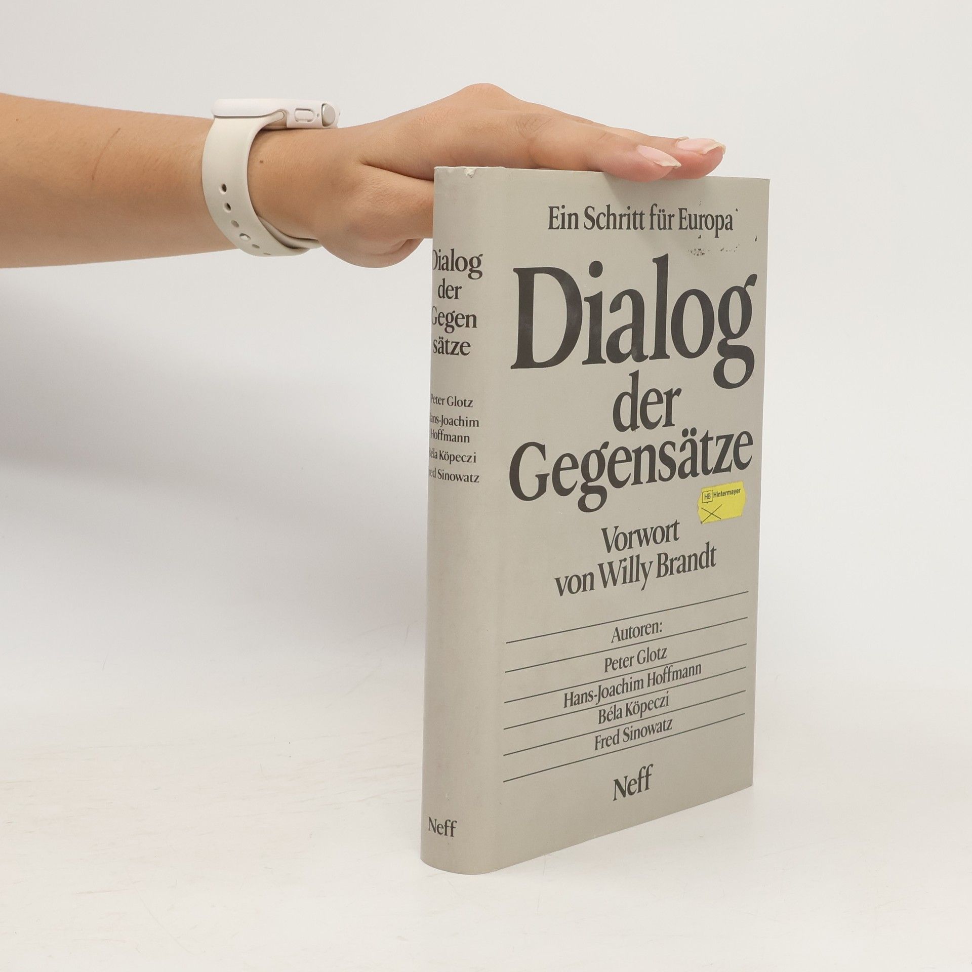 Peter Glotz Dialog der Gegensätze