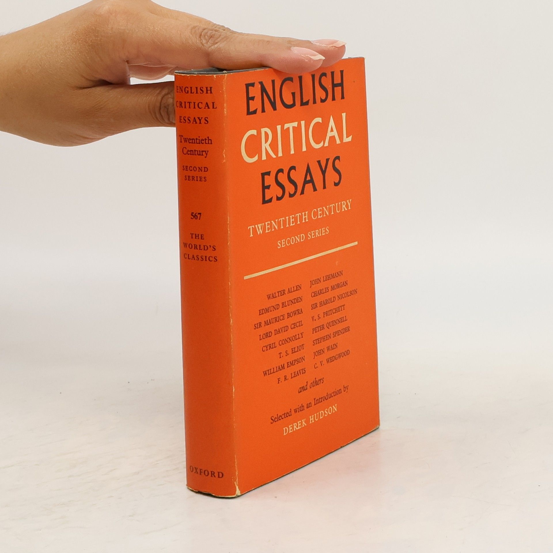 Edmund D. Jones English critical essays
