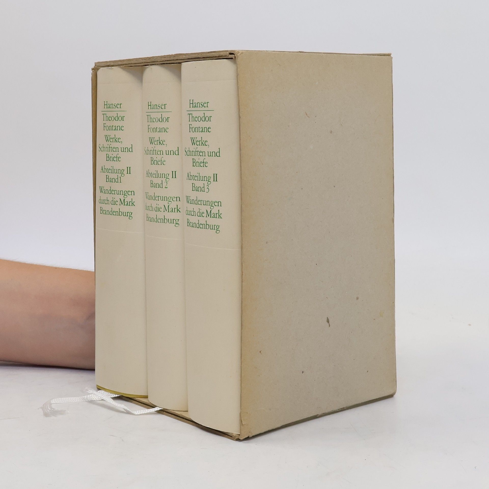 Theodor Fontane Werke, Schriften und Briefe. Abteilung II. Band 1-3