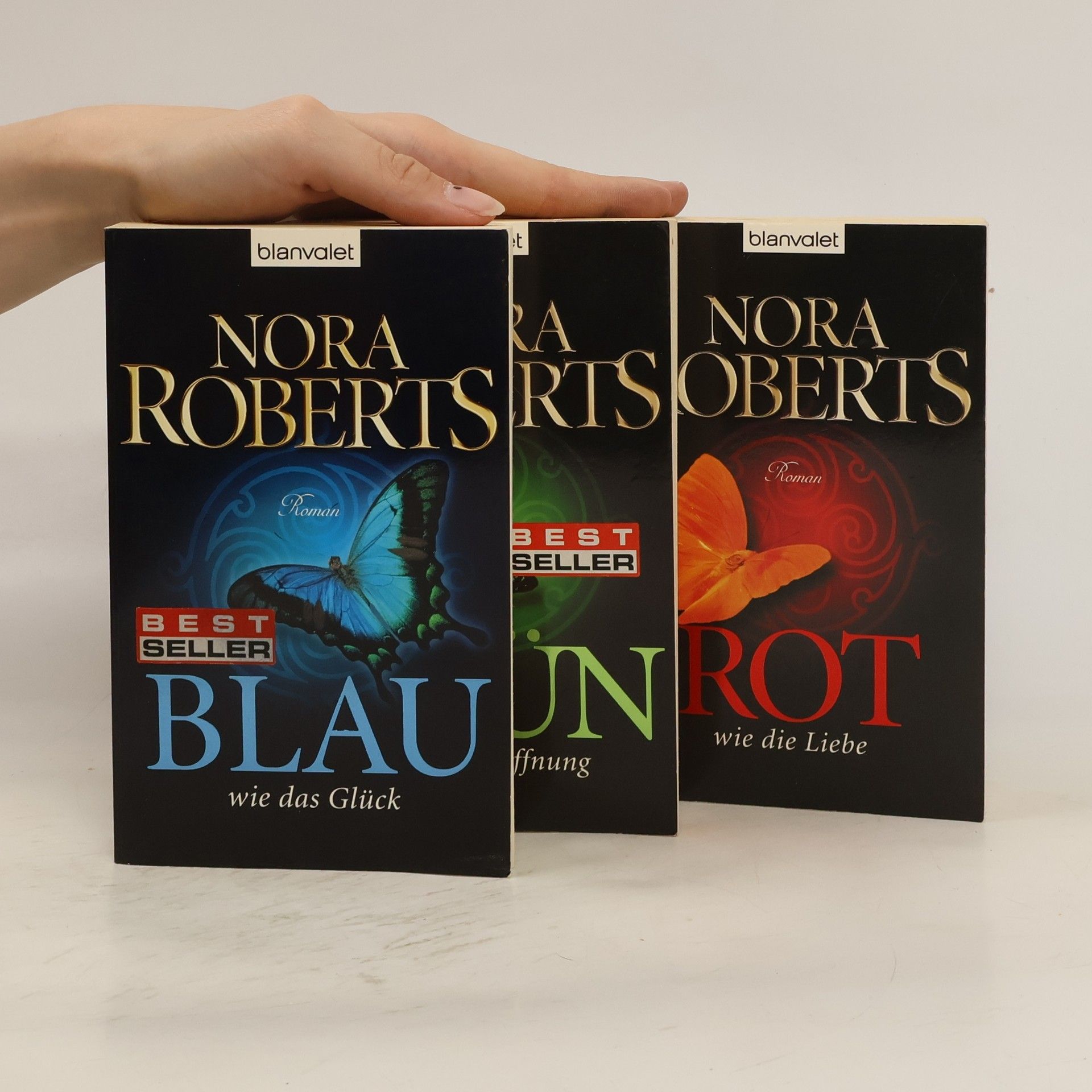 Nora Roberts Blau, Grün, Rot