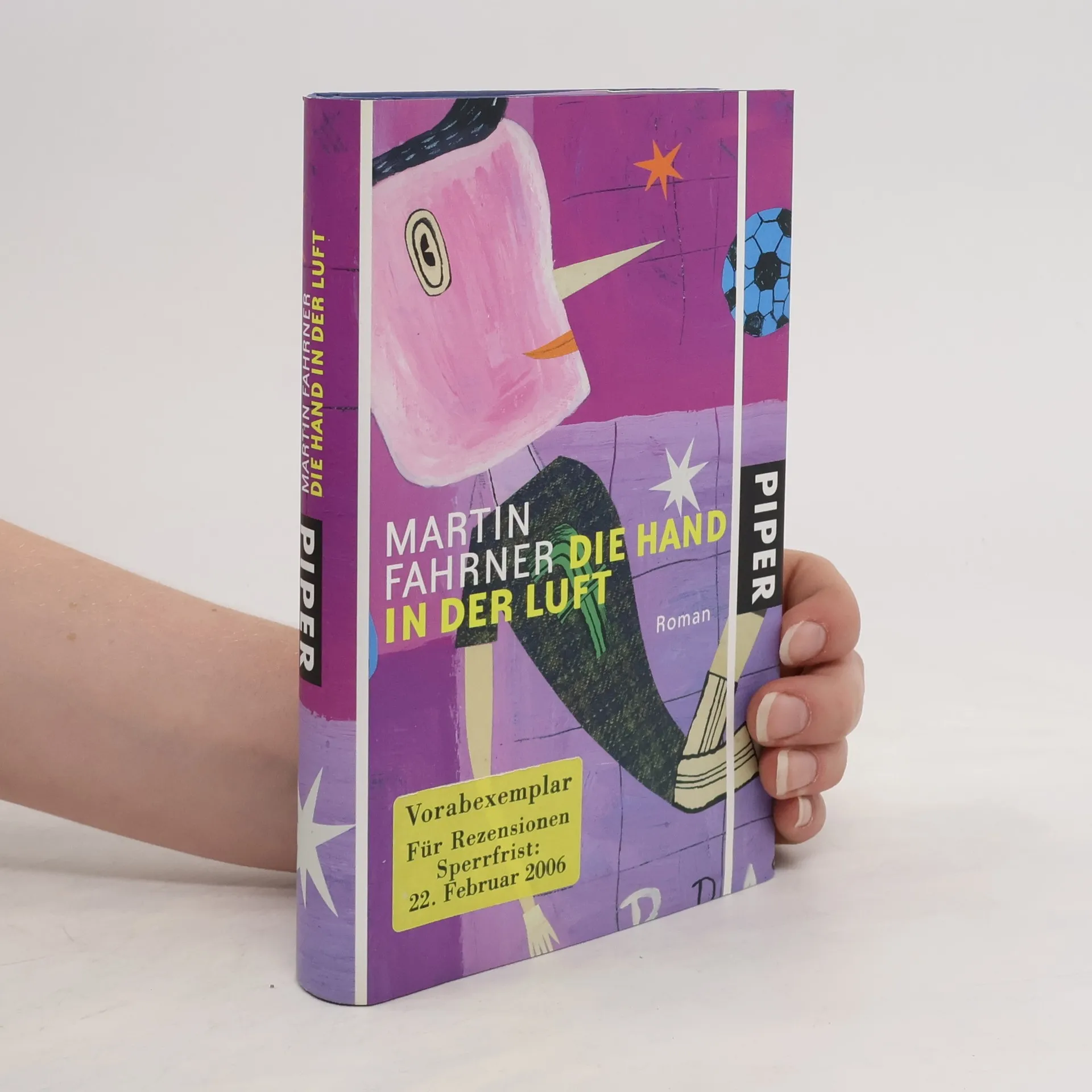 Die Hand in der Luft | Livre | Martin Fahrner | DE
