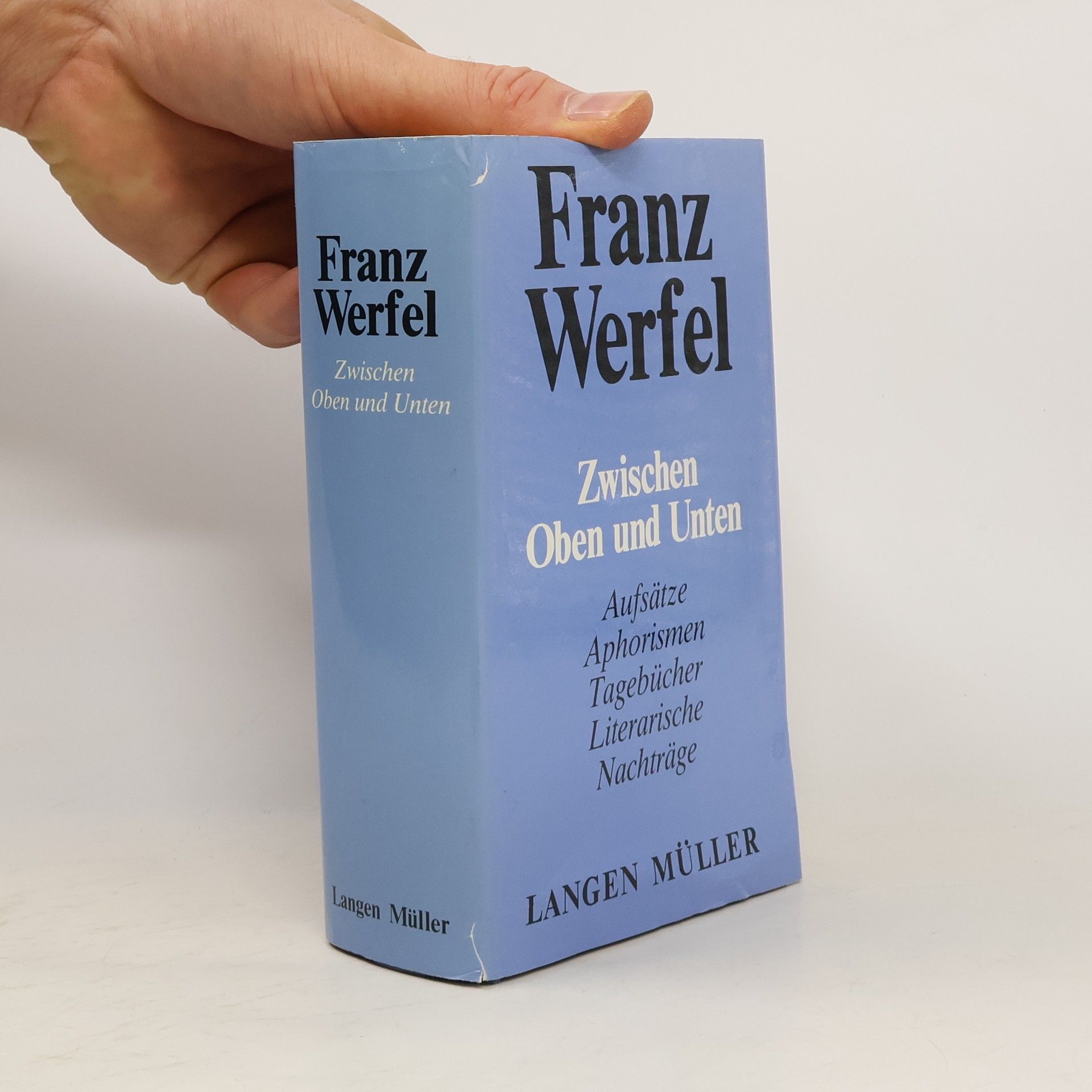 Franz Werfel Zwischen Oben und Unten